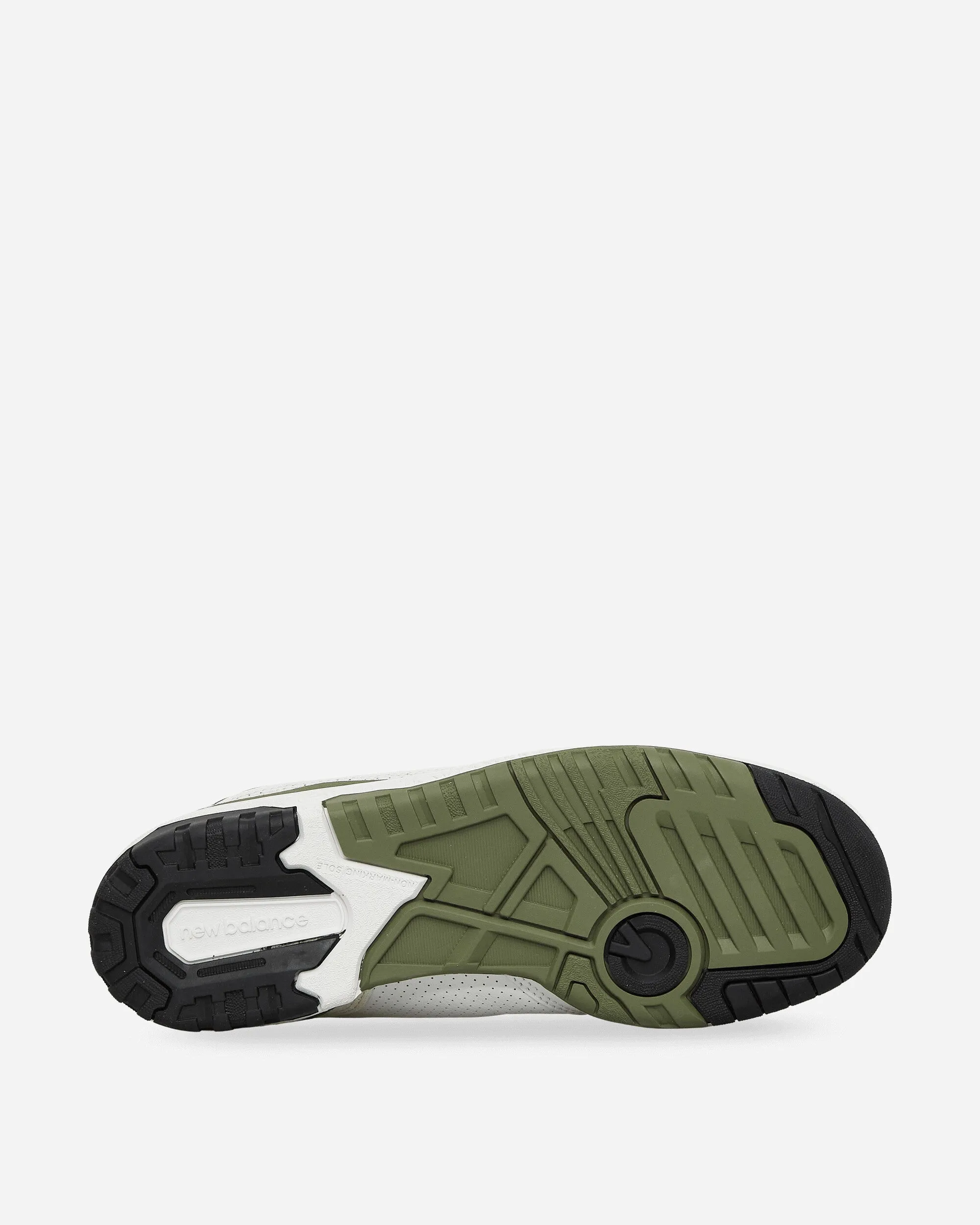 550 Sneakers Weiß / Dunkles Olivgrün / Schwarz