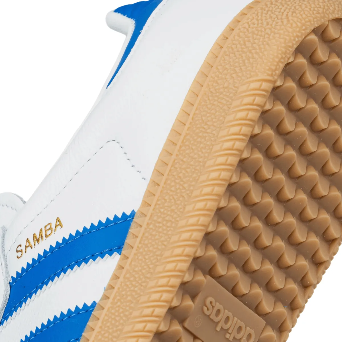 Adidas Kinder (Vorschule) Samba OG Wolkenweiß/Blau/Gummi