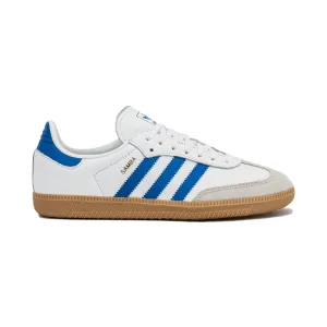 Adidas Kinder (Vorschule) Samba OG Wolkenweiß/Blau/Gummi