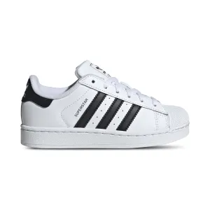 Adidas Kinder (Vorschule) Superstar II Wolkenweiß/Kernschwarz/Wolkenweiß