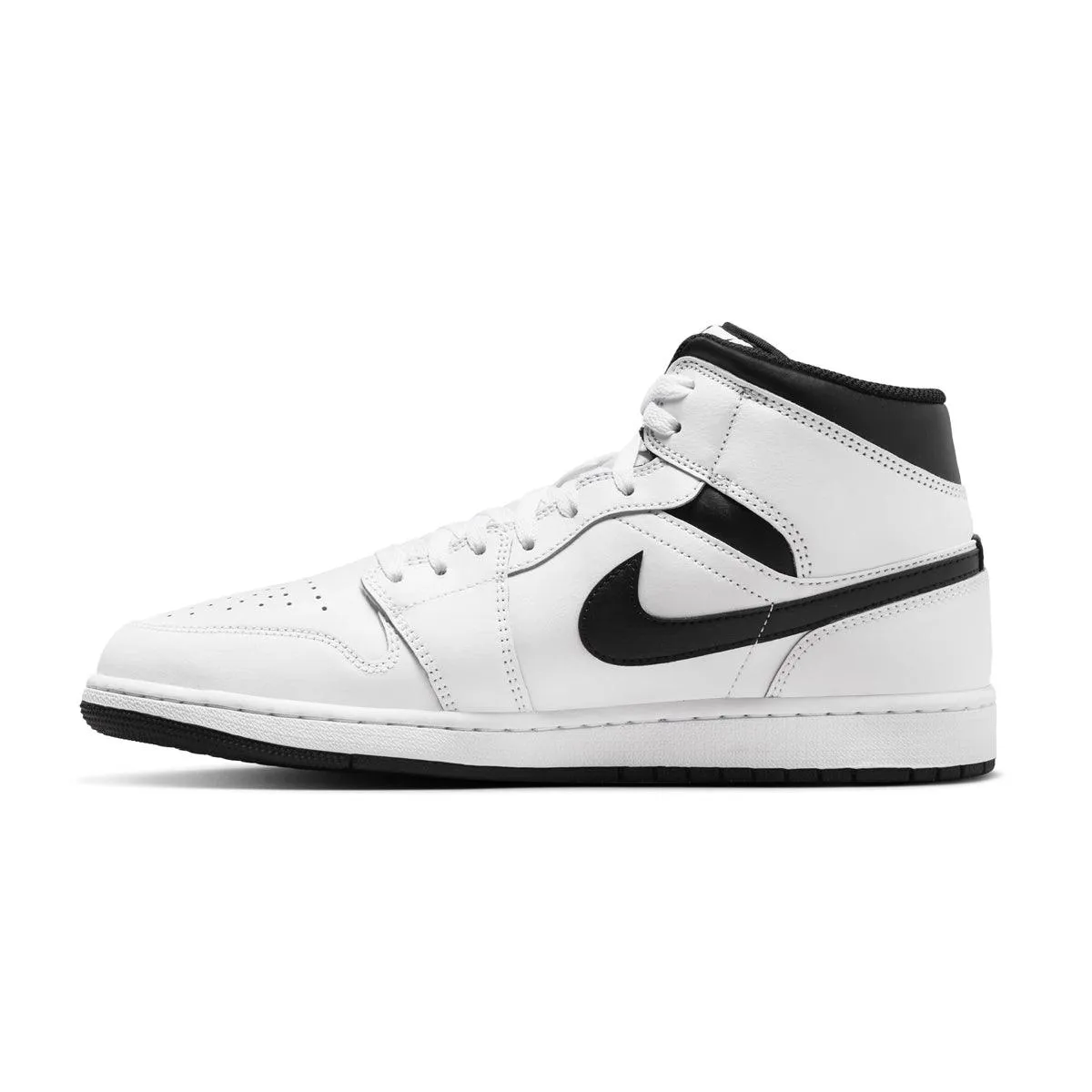 Air Jordan 1 Mid 'Weiß Schwarz'
