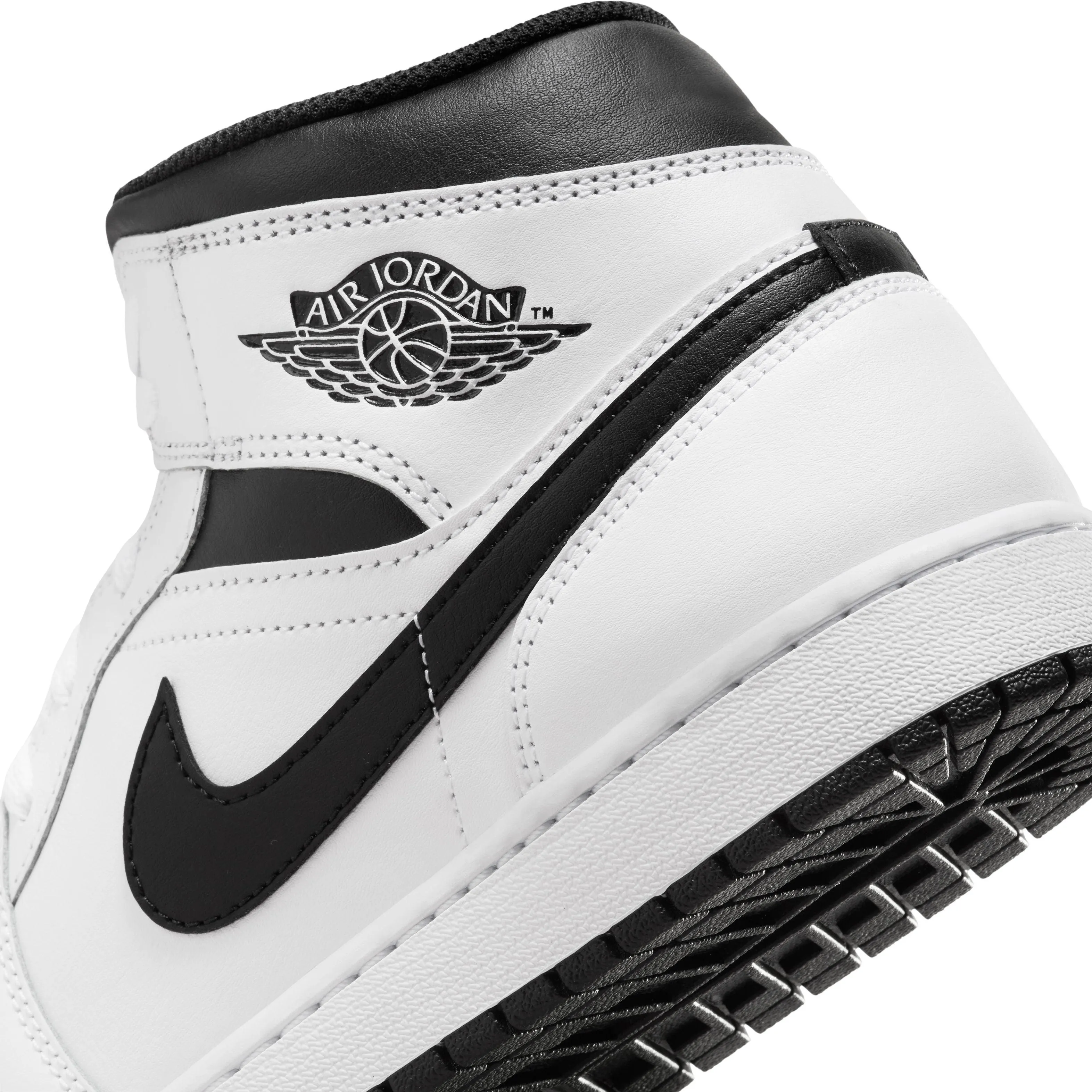 Air Jordan 1 Mid 'Weiß Schwarz'