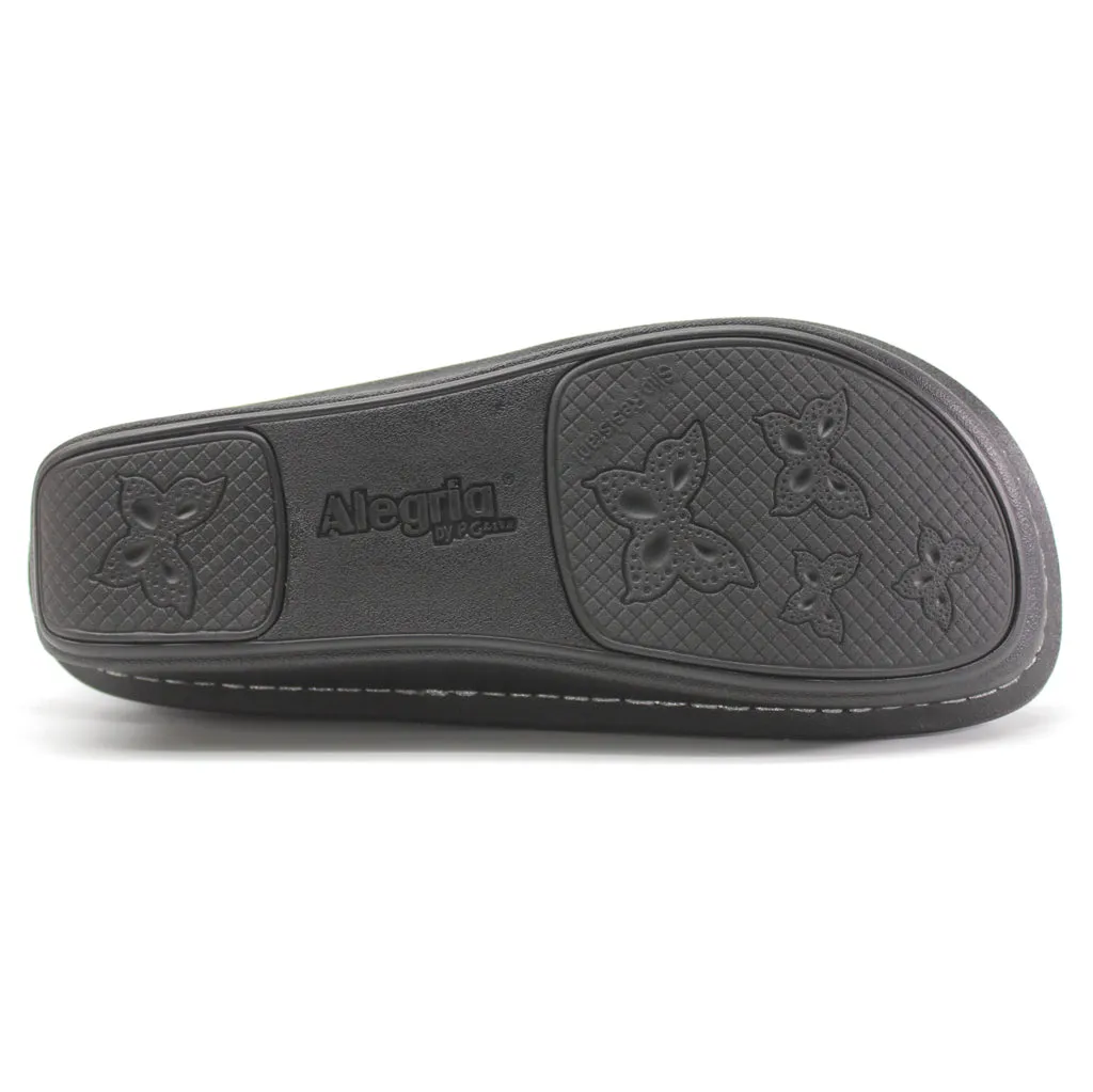 Alegria Debra Leder-Slip-On Schuhe für Damen