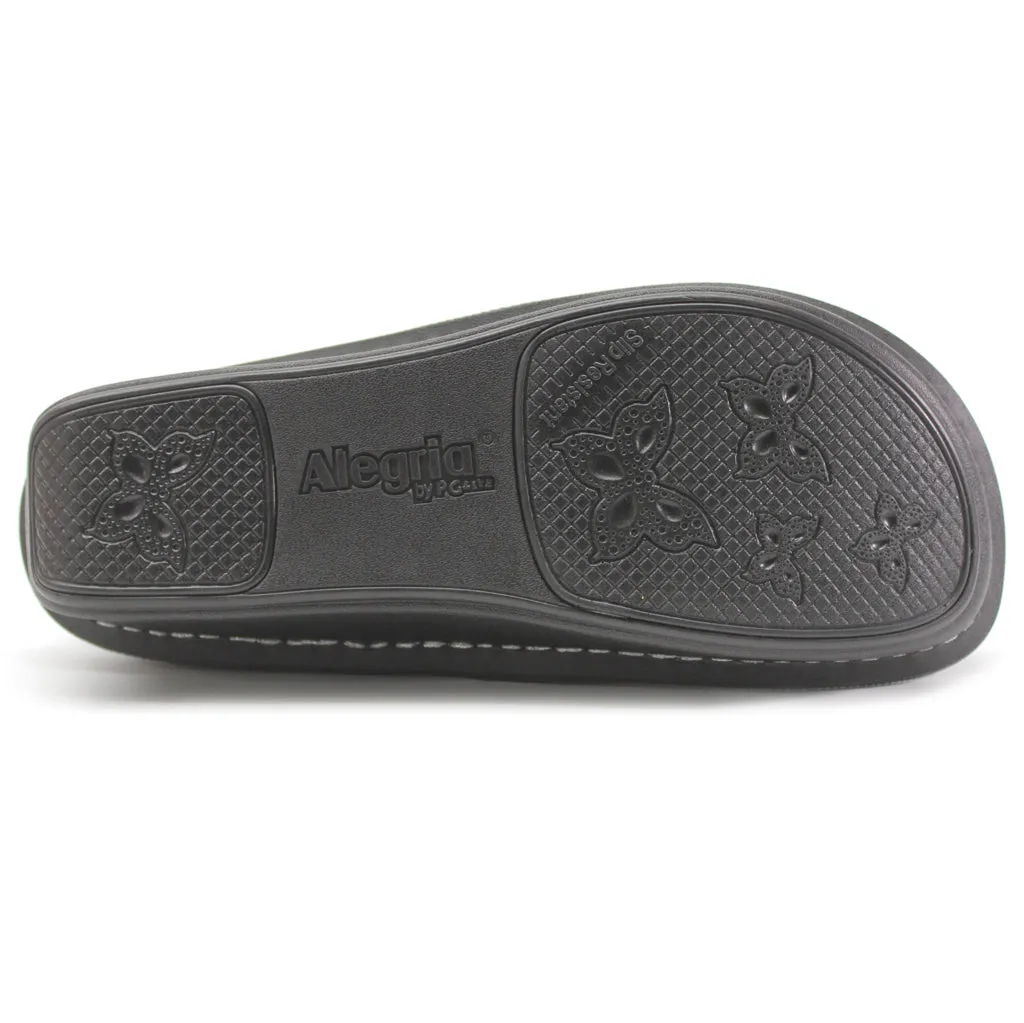 Alegria Debra Leder-Slip-On Schuhe für Damen