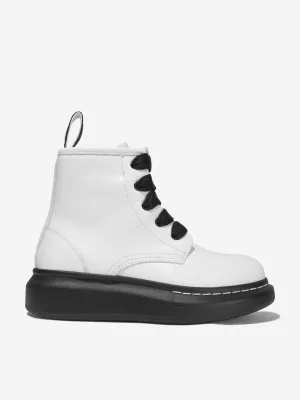 Alexander McQueen Unisex Leder-Schnürstiefel