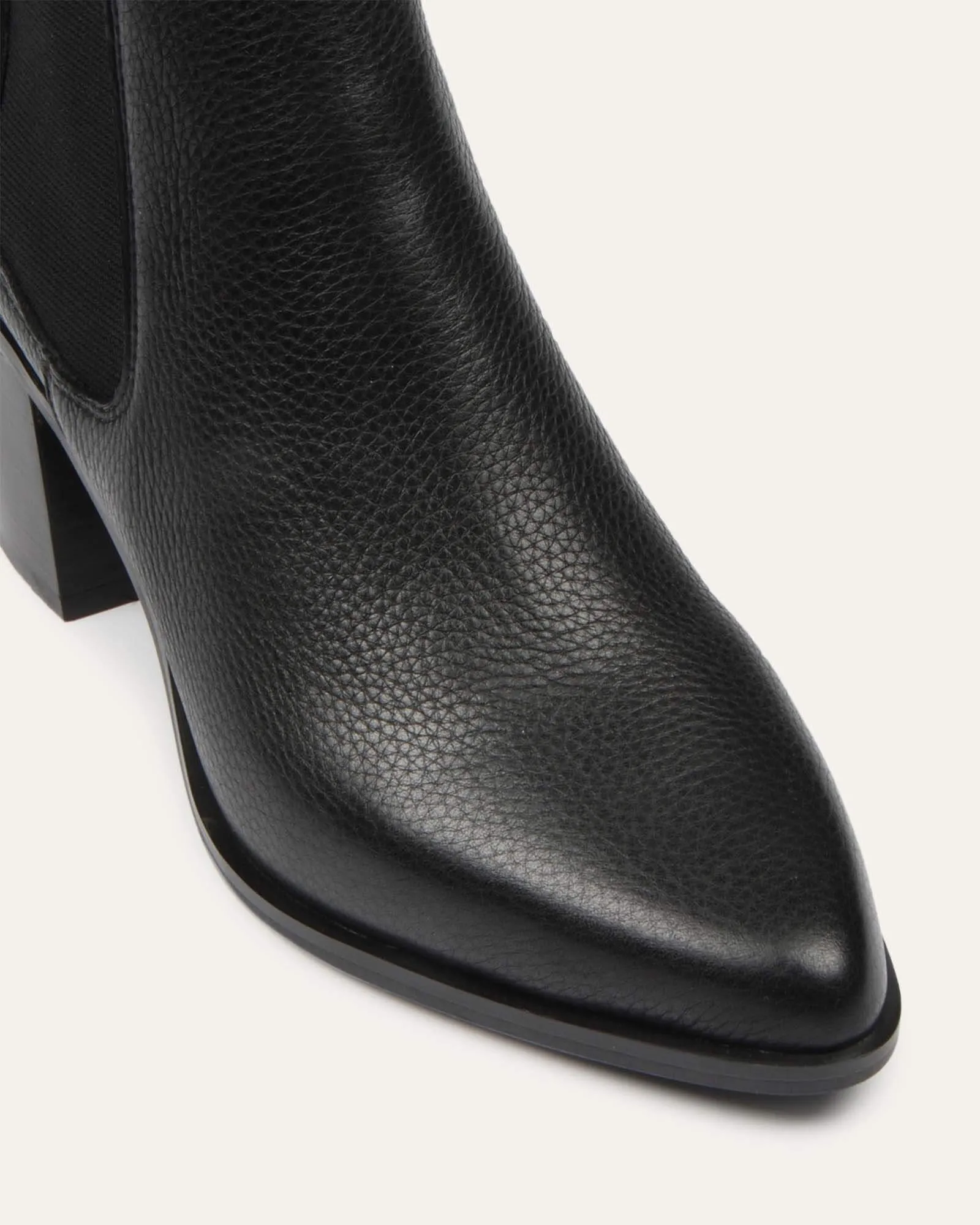 ALLURE MID ANKLE STIEFEL SCHWARZES LEDER