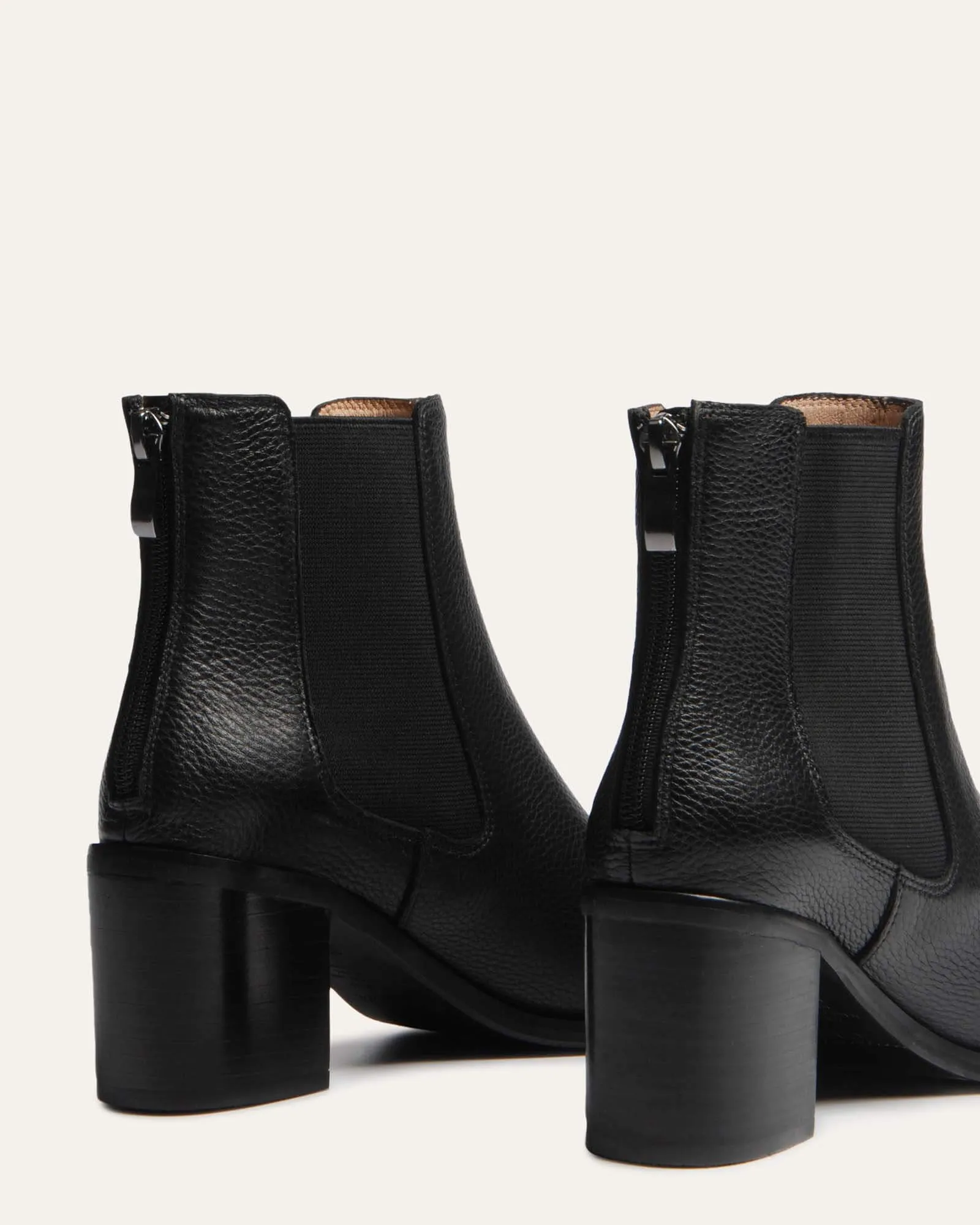 ALLURE MID ANKLE STIEFEL SCHWARZES LEDER