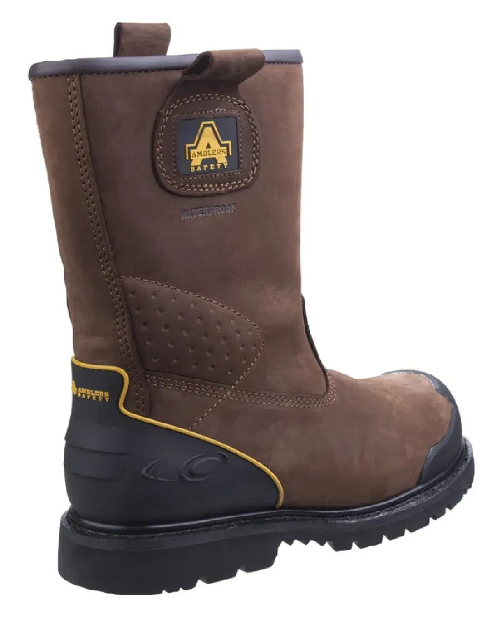 Amblers Sicherheits Herren FS223 Goodyear durchgenähte wasserdichte Rigger Stiefel Amblers Sicherheitsschuhe