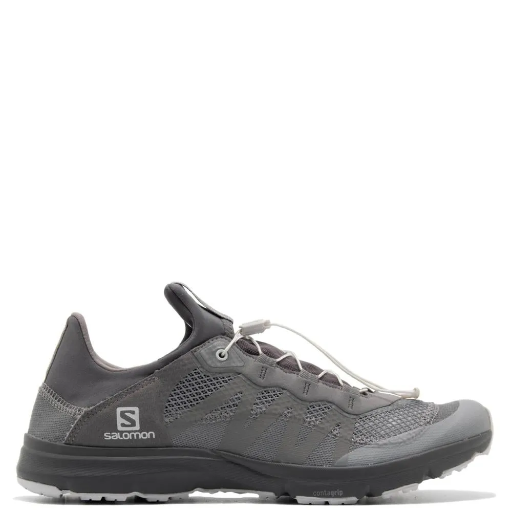 and wander x Salomon Reflektierendes Mesh-Sneaker / Grau