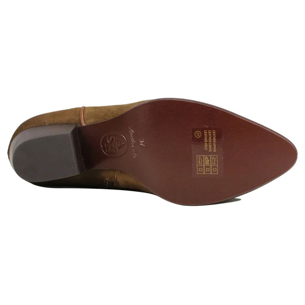 Ash Houston Wildleder Damen Stiefeletten mit Absatz