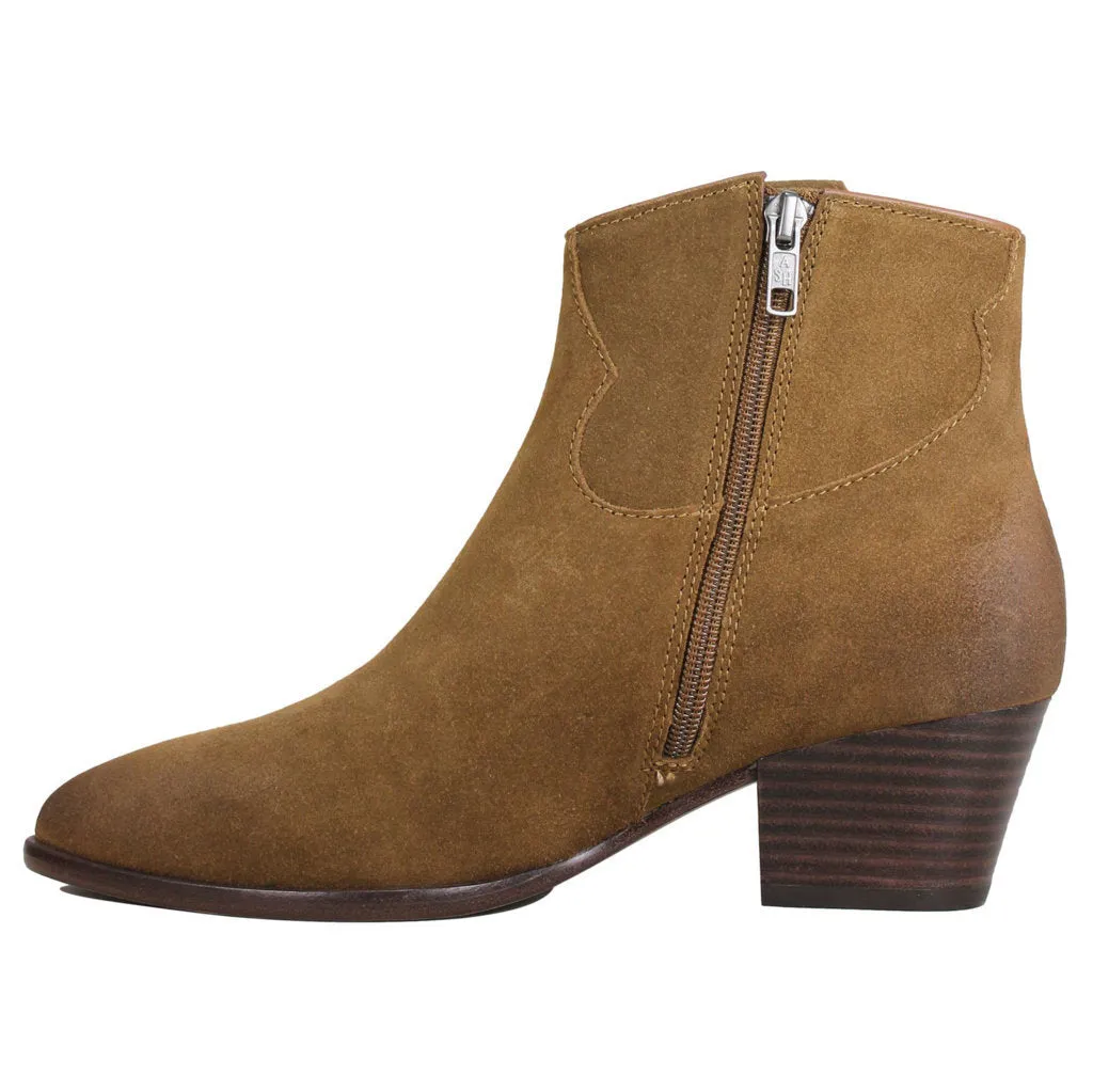 Ash Houston Wildleder Damen Stiefeletten mit Absatz