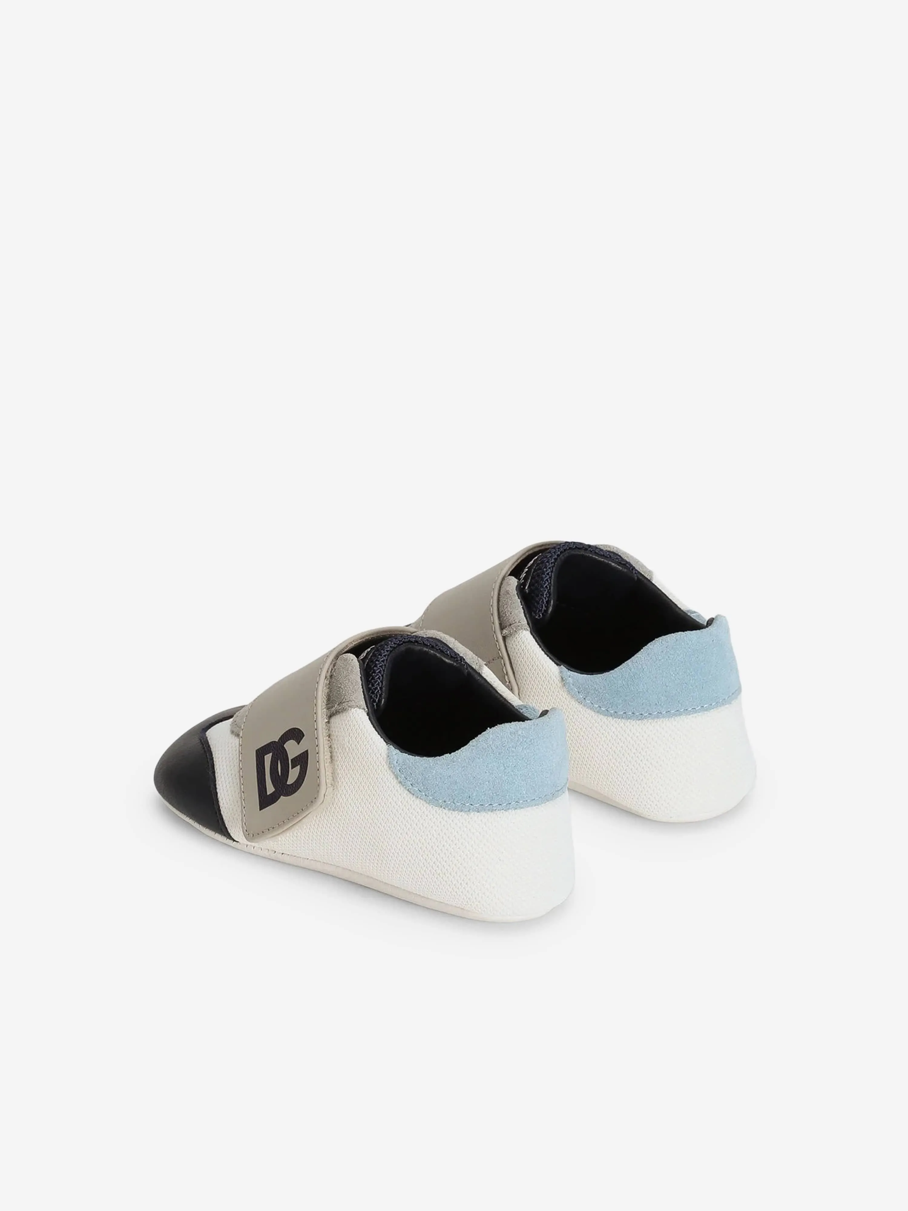 Baby-Jungen Leder Pre-Walker Sneakers in Mehrfarben