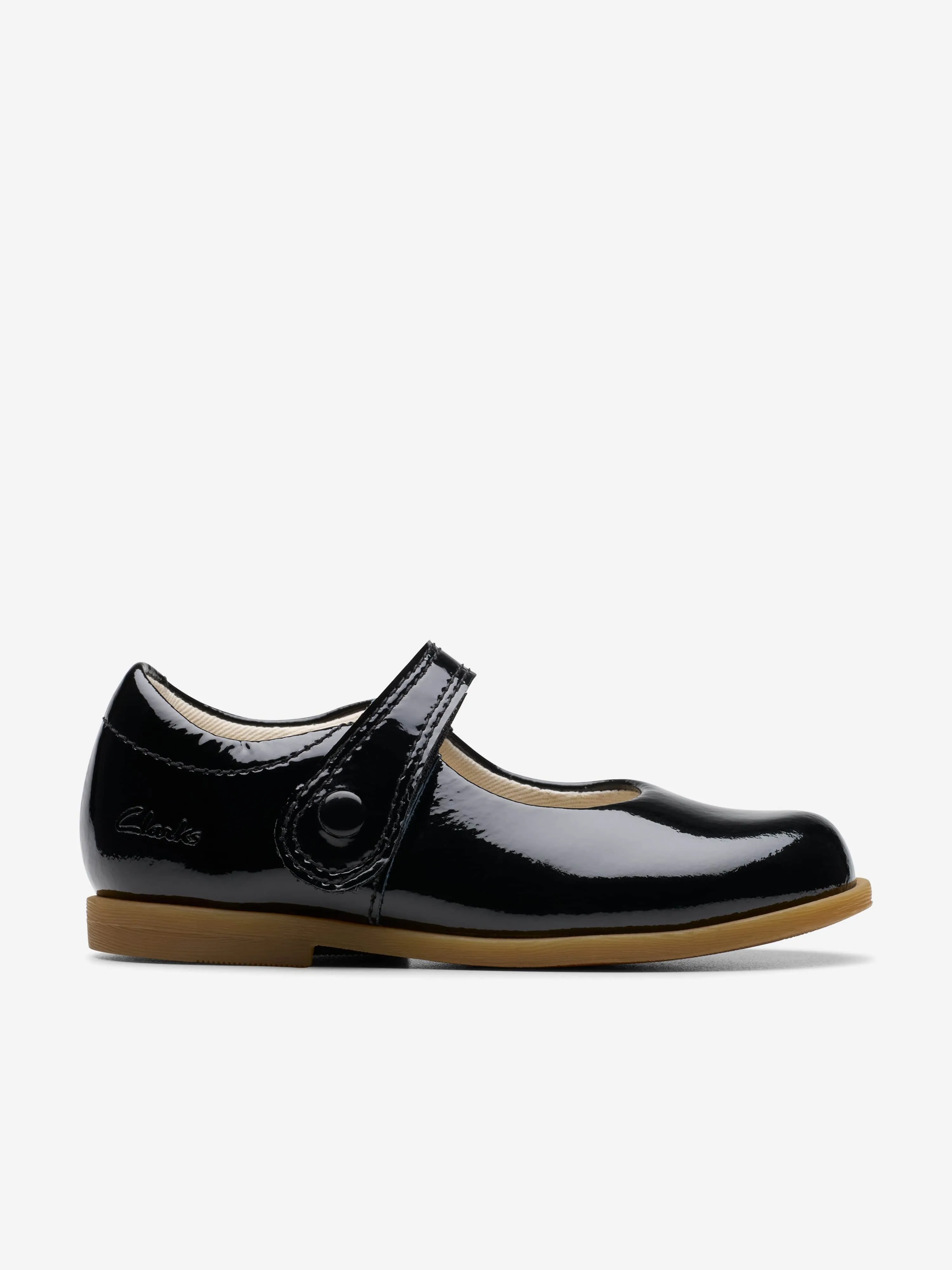 Baby Girls Patent Drew Tap Mary Jane Schuhe in Schwarz