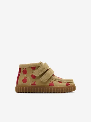 Baby Wildleder Apfel Tor Hügel Stiefel in Beige