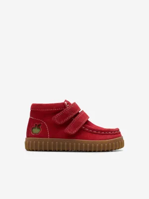 Baby Wildleder Apfel Tor Hügel Stiefel in Rot