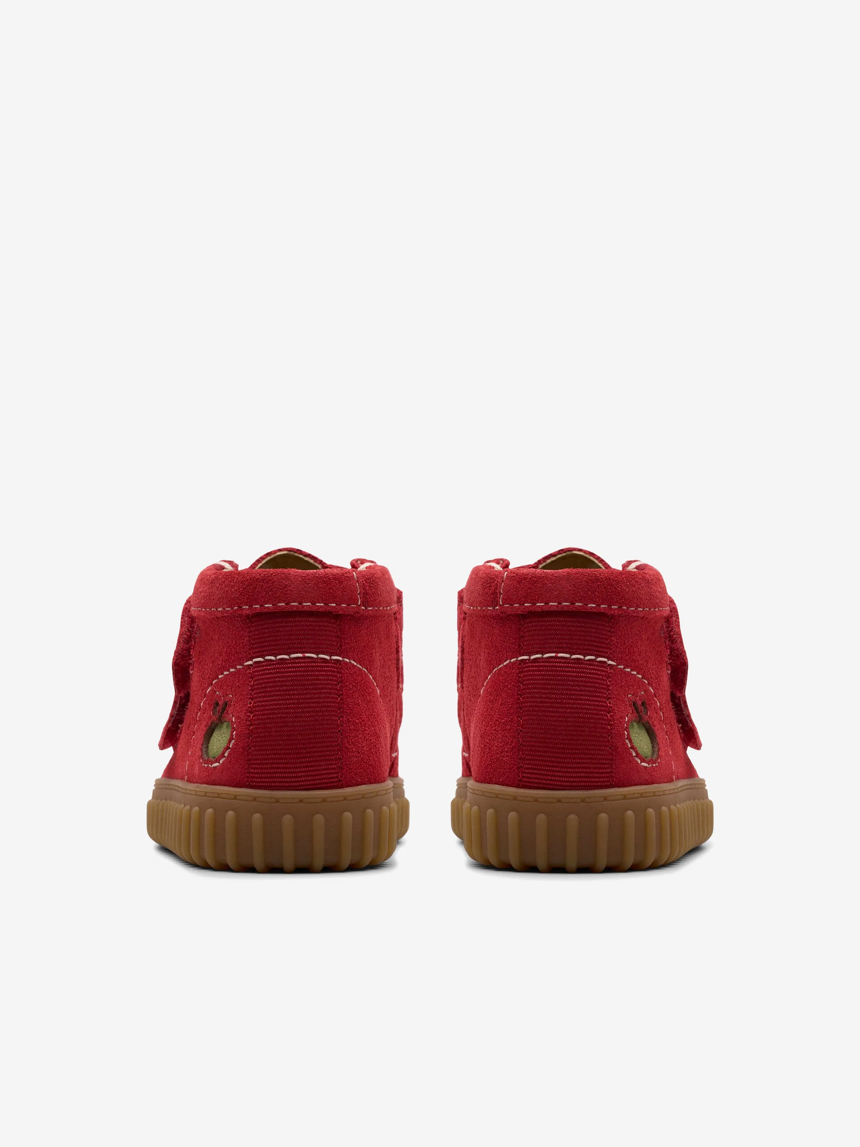 Baby Wildleder Apfel Tor Hügel Stiefel in Rot