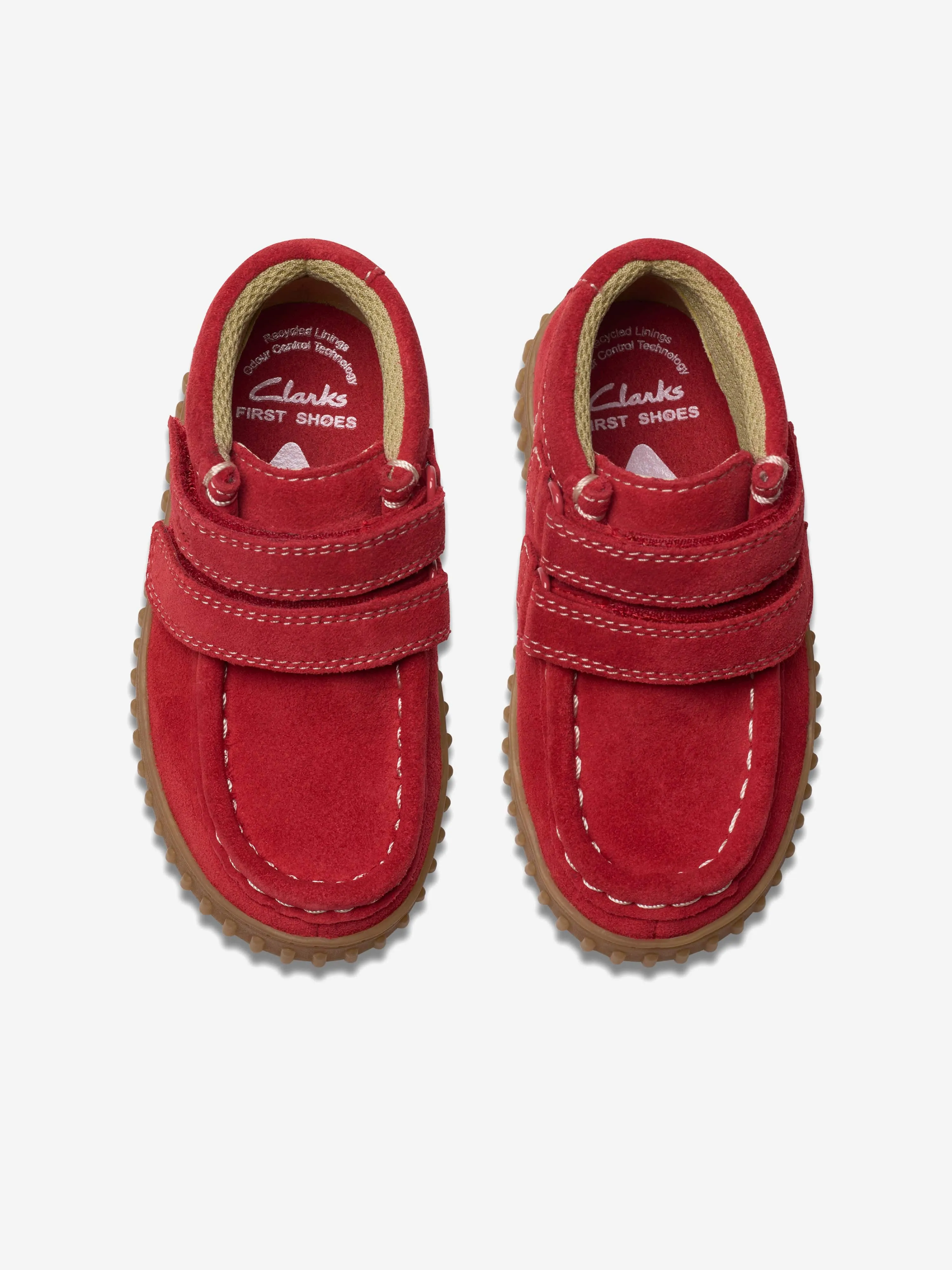 Baby Wildleder Apfel Tor Hügel Stiefel in Rot