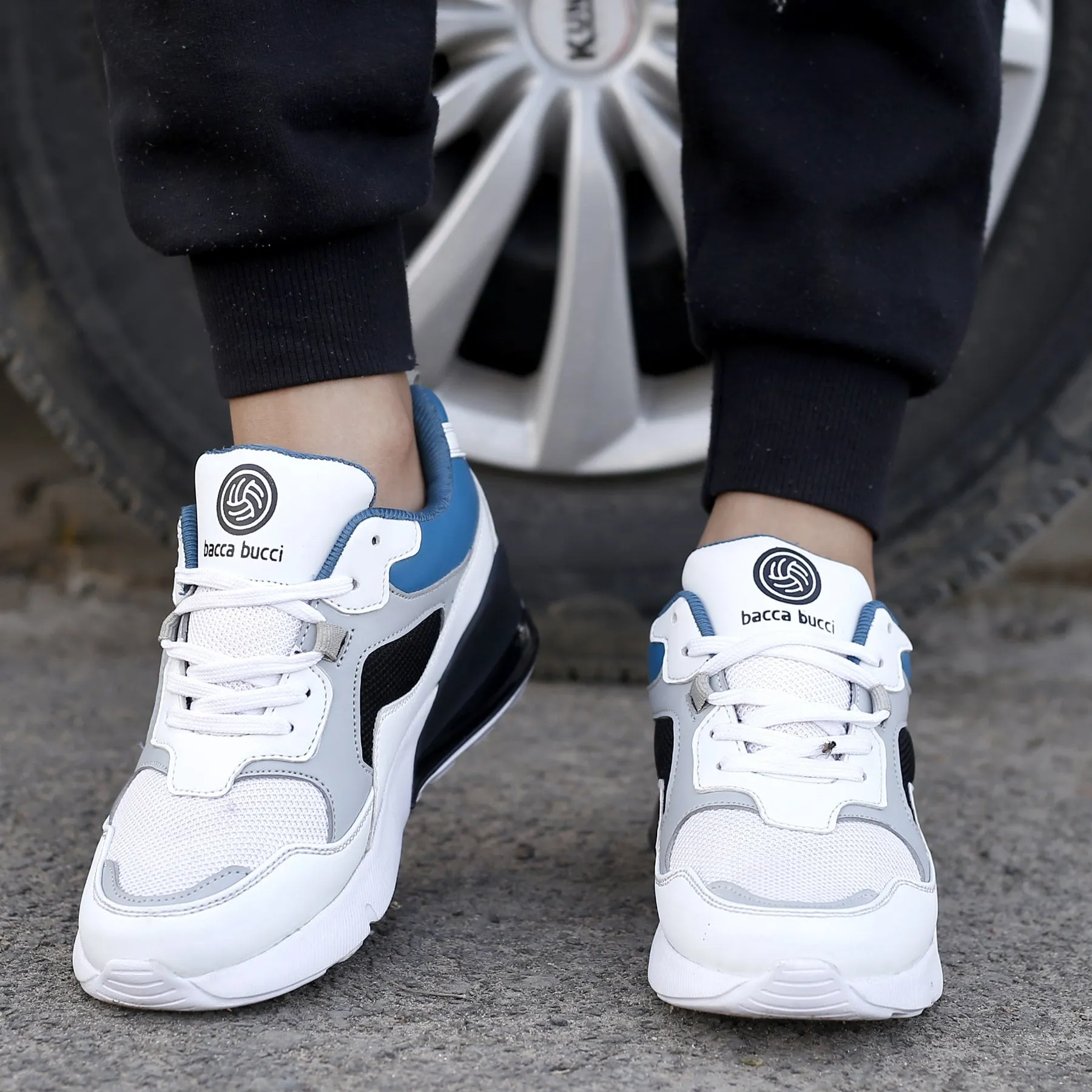 Bacca Bucci Jungen oder Mädchen Urban Retro Blocked Fashion Sneakers (Alter: 8 bis 12 Jahre)