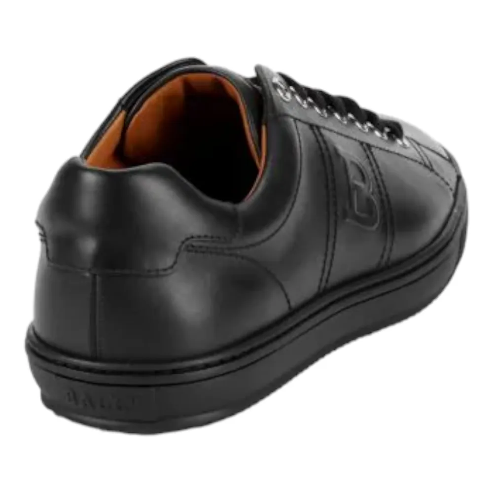 Bally Orivel Herren 6240301 Schwarze Ledersneaker Hey Dude Schuhe