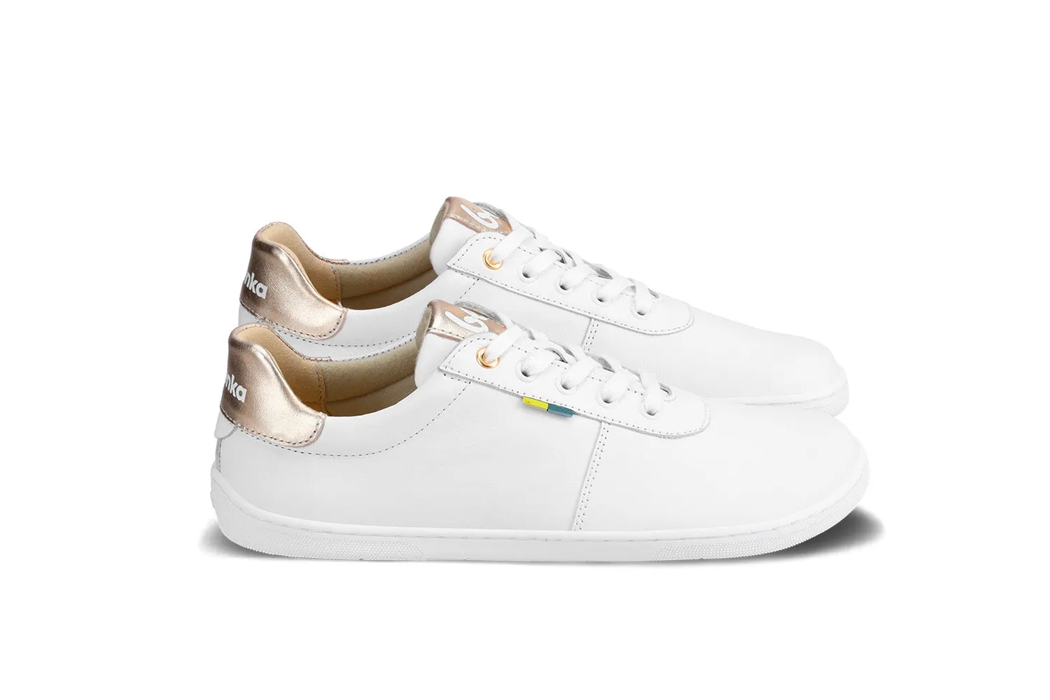 Barfußschuhe Be Lenka Royale - Weiße & Goldene Schuhe_Be Lenka_Schuhe