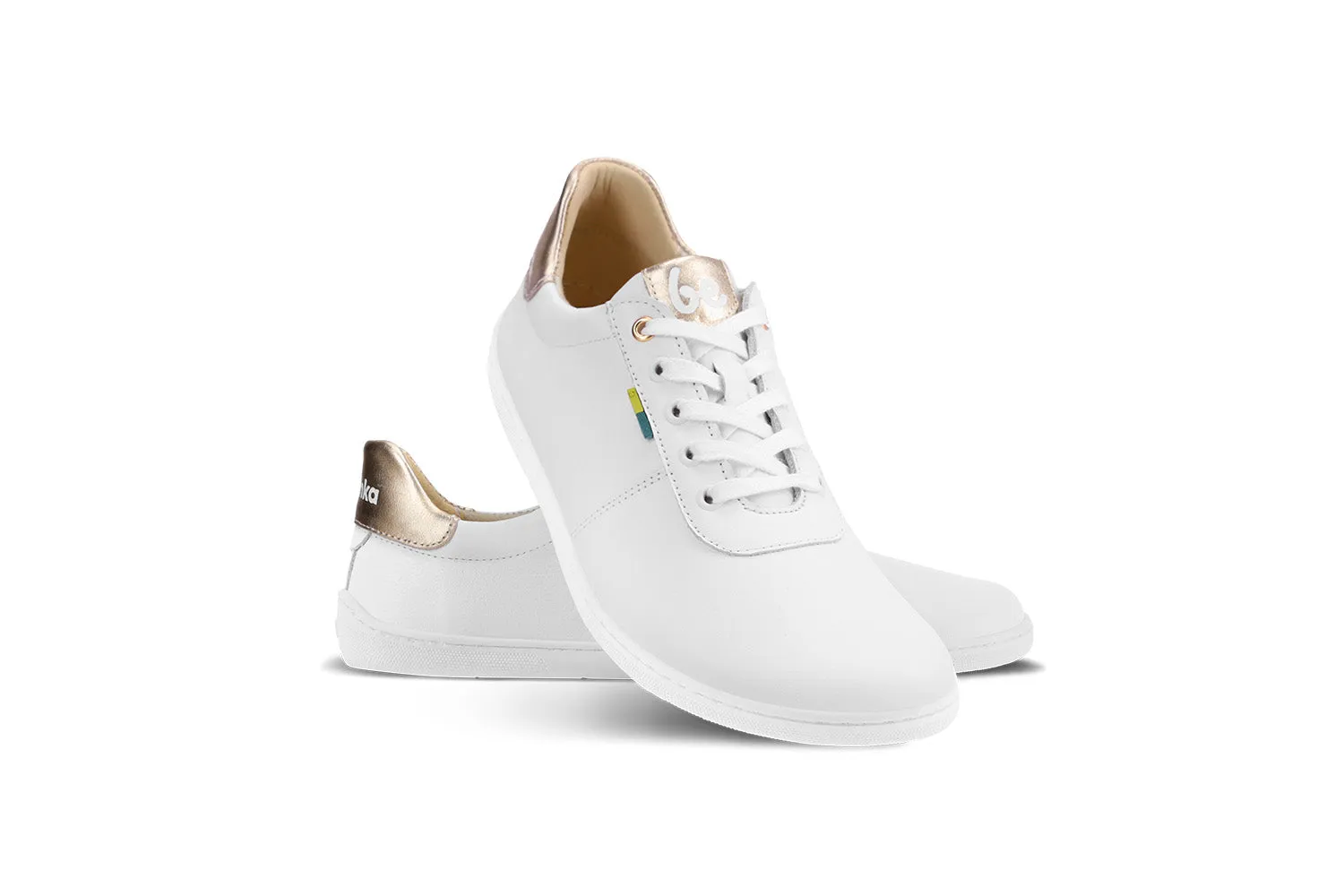 Barfußschuhe Be Lenka Royale - Weiße & Goldene Schuhe_Be Lenka_Schuhe