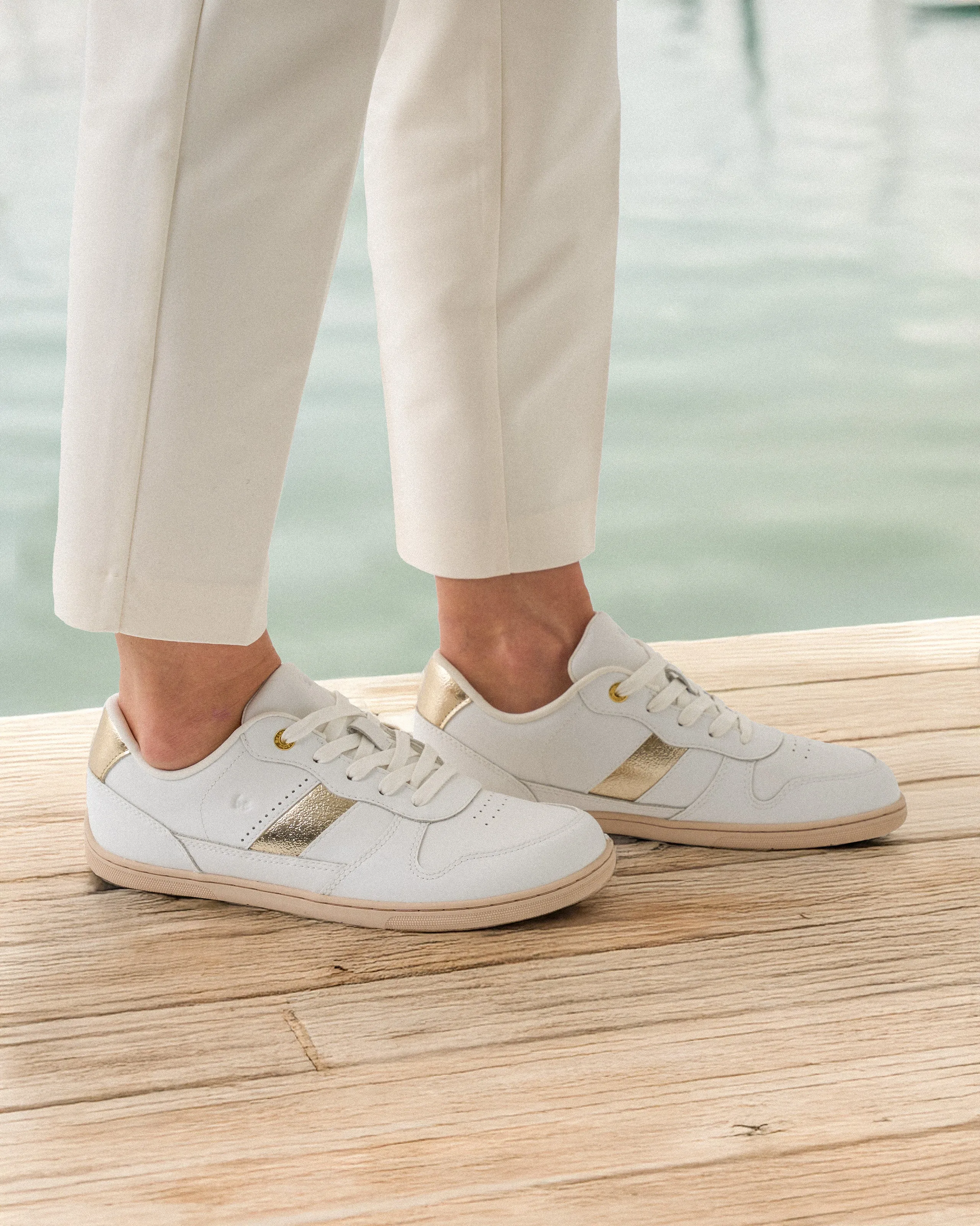 Barfuß-Sneakers Be Lenka Cellestia - Weiße & Goldene Schuhe_Be Lenka_Schuhwerk