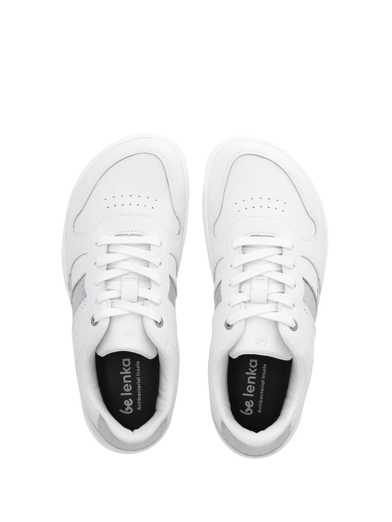 Barfuß-Sneakers Be Lenka Cellestia - Weiße & Silberne Schuhe_Be Lenka_Schuhe