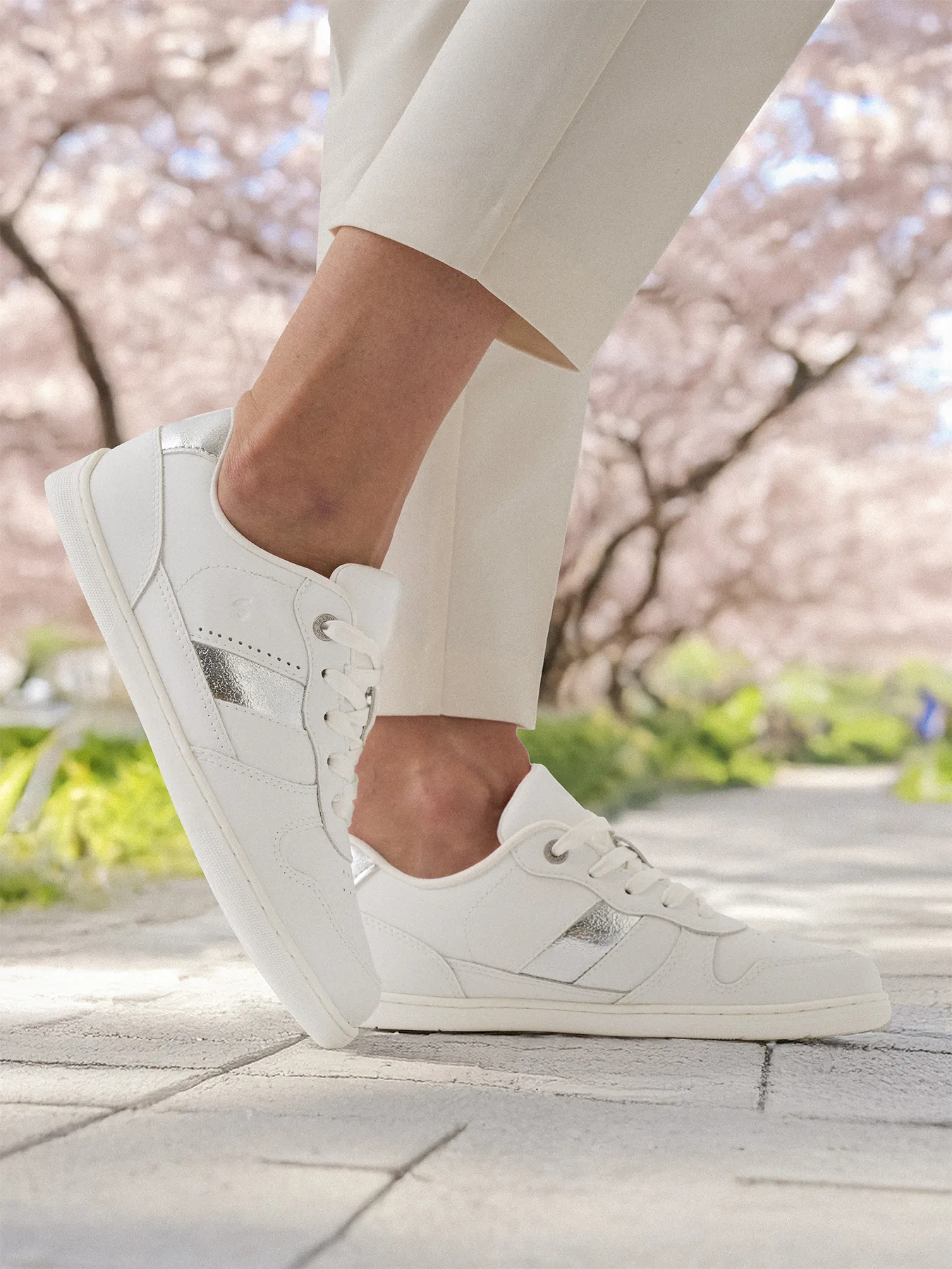 Barfuß-Sneakers Be Lenka Cellestia - Weiße & Silberne Schuhe_Be Lenka_Schuhe