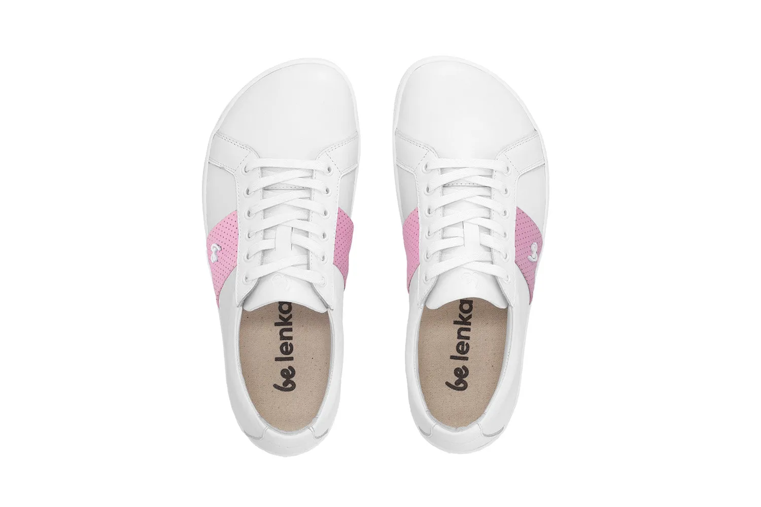 Barfuß-Sneakers Be Lenka Elite - Weiße & Rosa Schuhe_Be Lenka_Schuhe