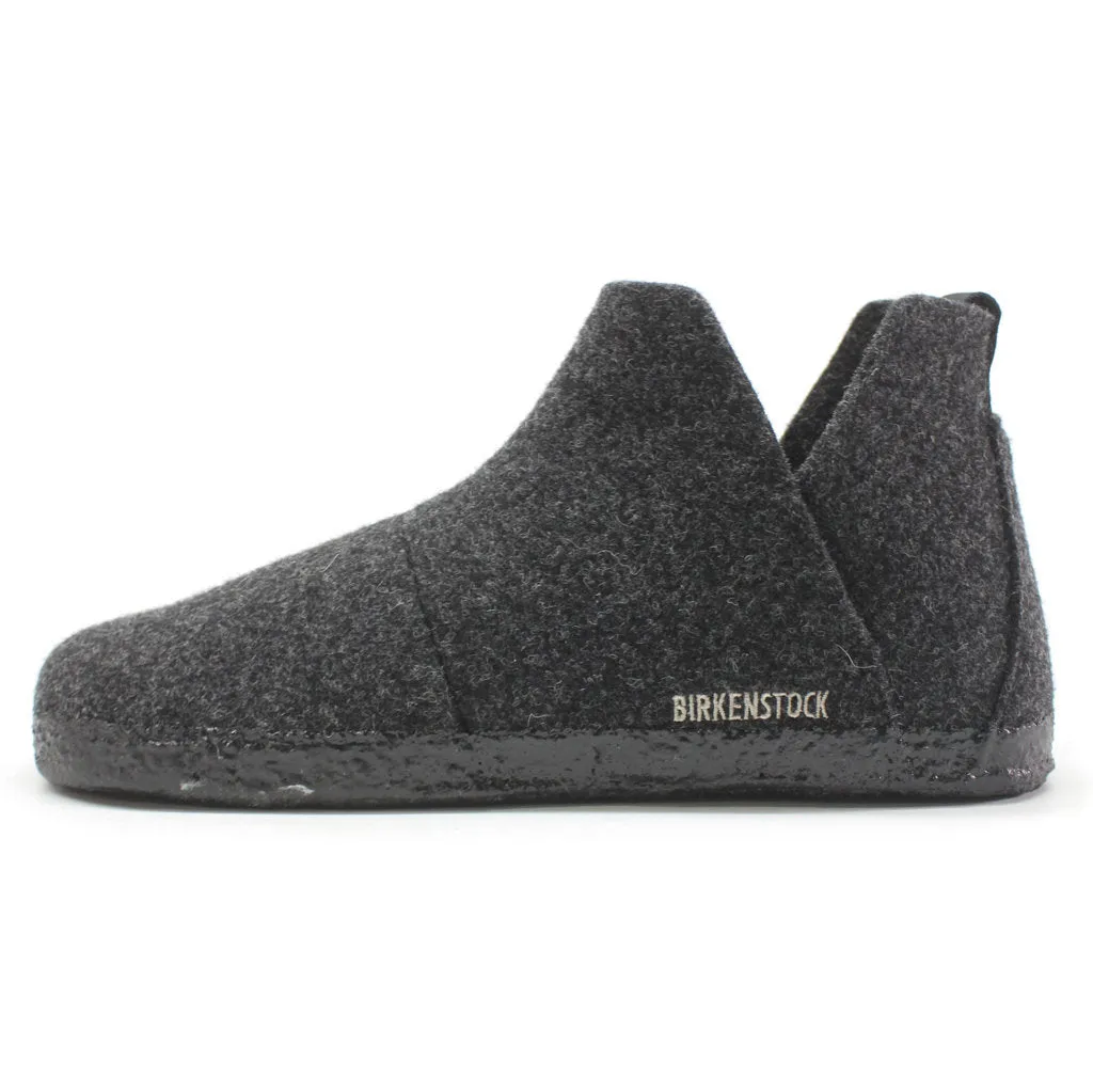 Birkenstock Andermatt Unisex Filz-Pantoffelstiefel mit Schaffellfutter