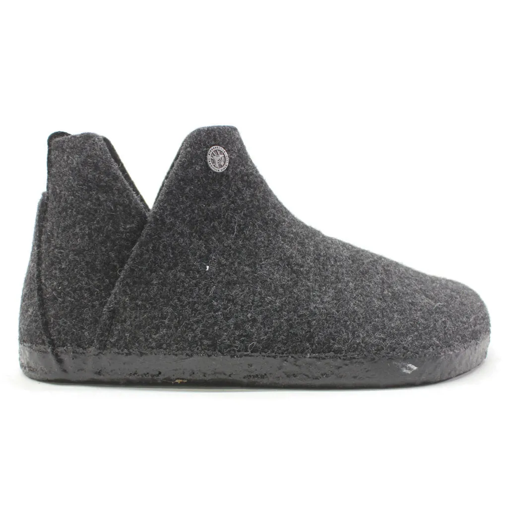 Birkenstock Andermatt Unisex Filz-Pantoffelstiefel mit Schaffellfutter