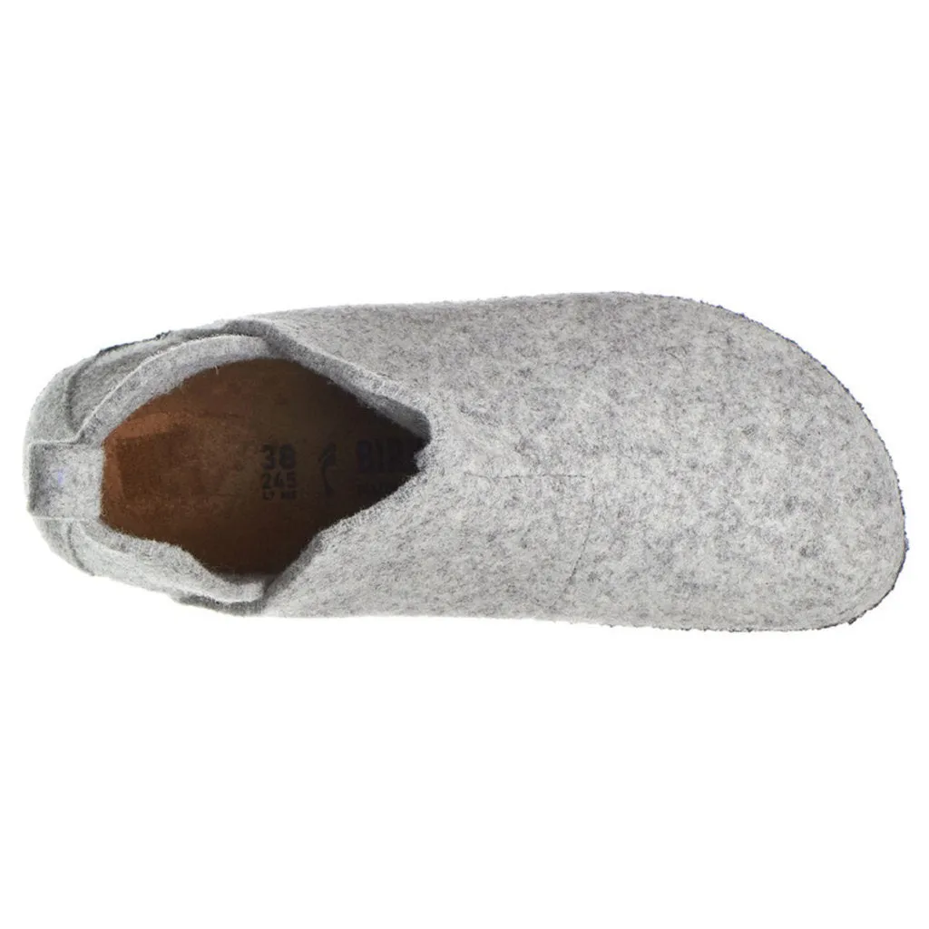 Birkenstock Andermatt Unisex Filz-Pantoffelstiefel mit Schaffellfutter