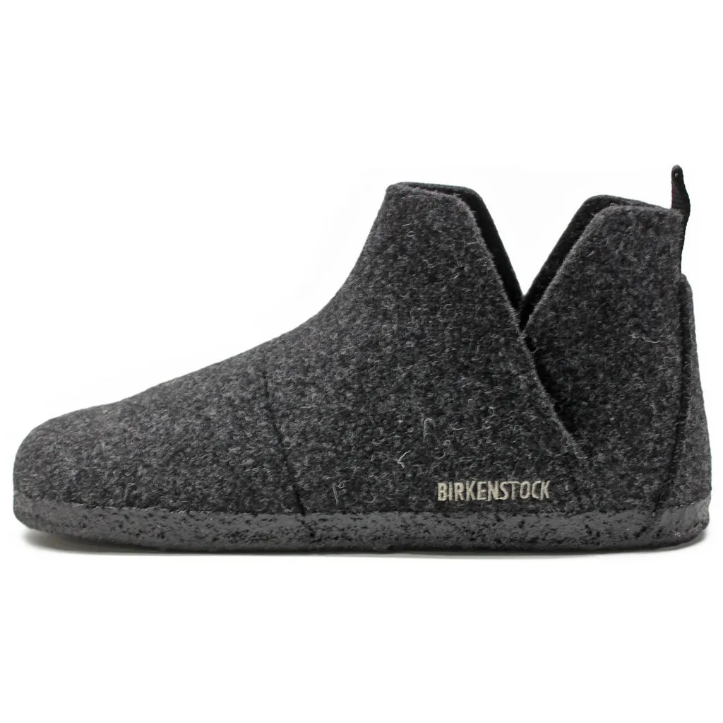Birkenstock Andermatt Unisex Filz-Pantoffelstiefel mit Schaffellfutter