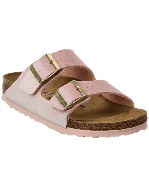 Birkenstock Arizona Nieten-Logo Schmaler Samt-Sandalette