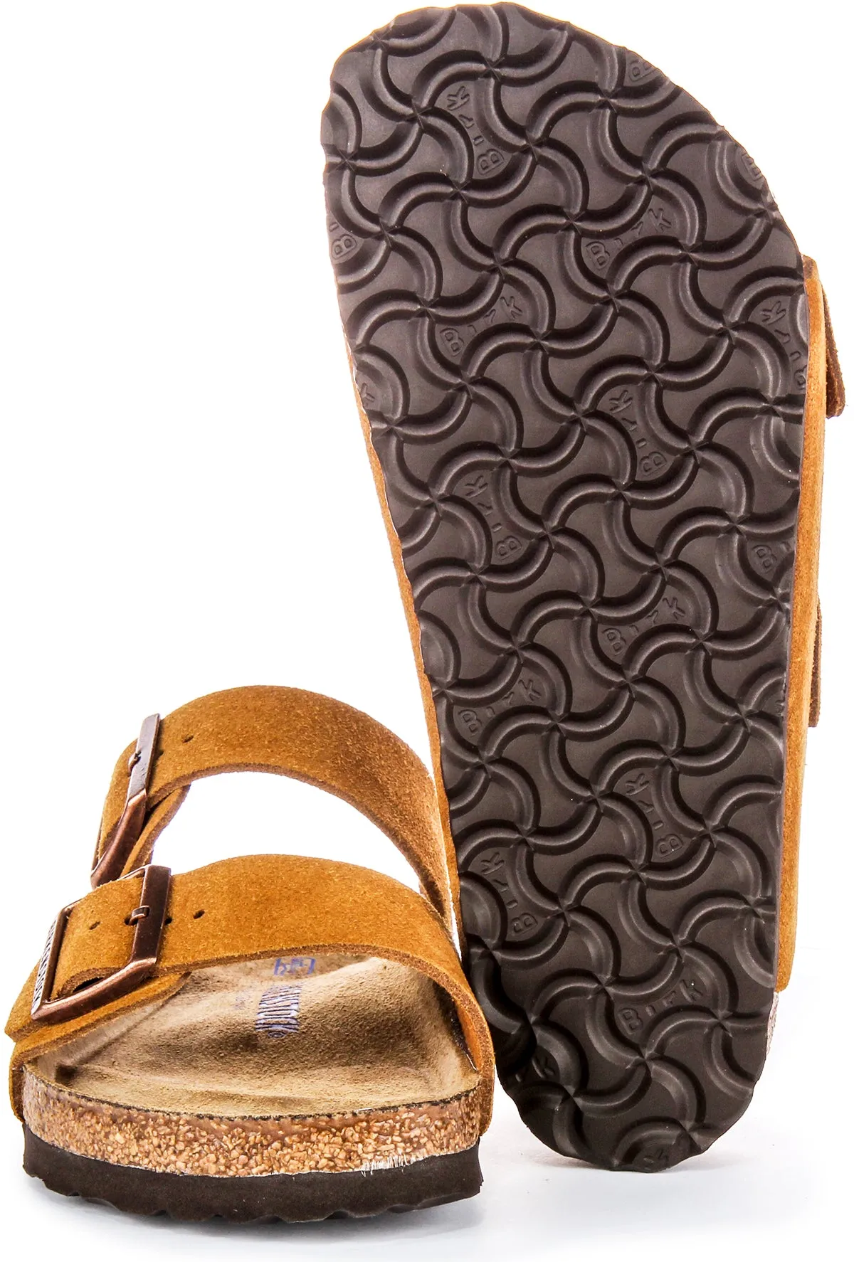 Birkenstock Arizona Soft Footbed in Nerz | Regular Fit Schuhe Birkenstock