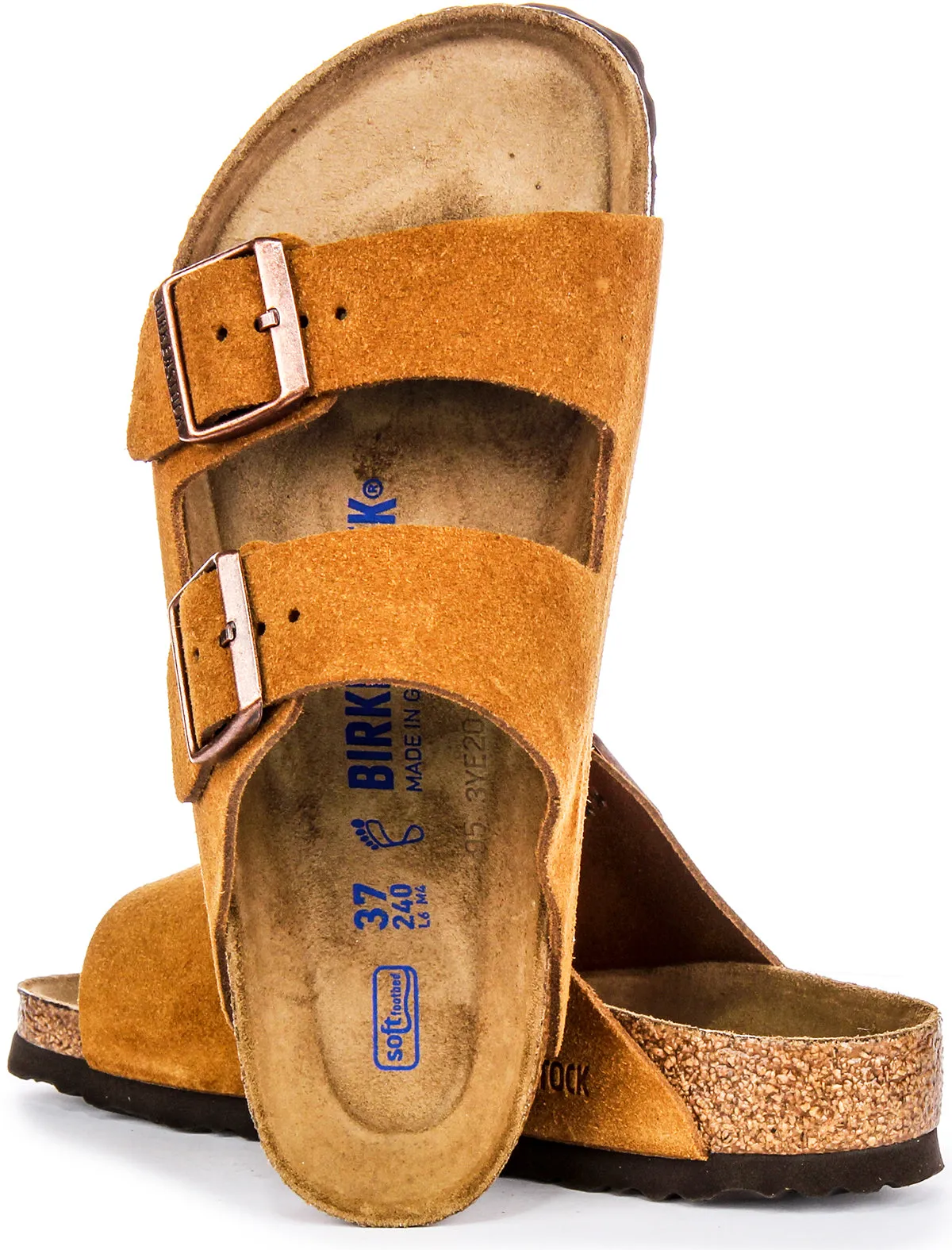 Birkenstock Arizona Soft Footbed in Nerz | Regular Fit Schuhe Birkenstock
