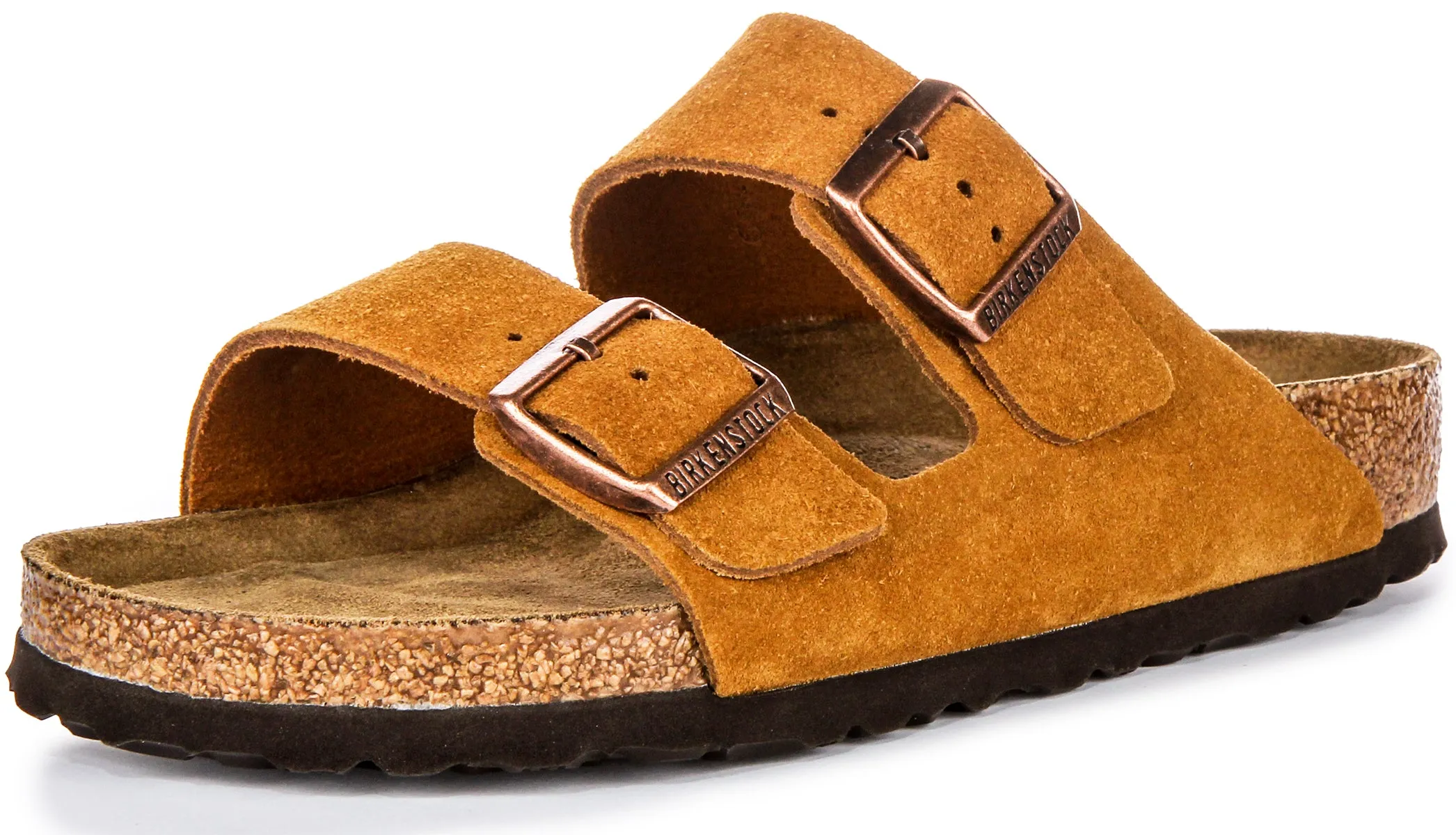Birkenstock Arizona Soft Footbed in Nerz | Regular Fit Schuhe Birkenstock