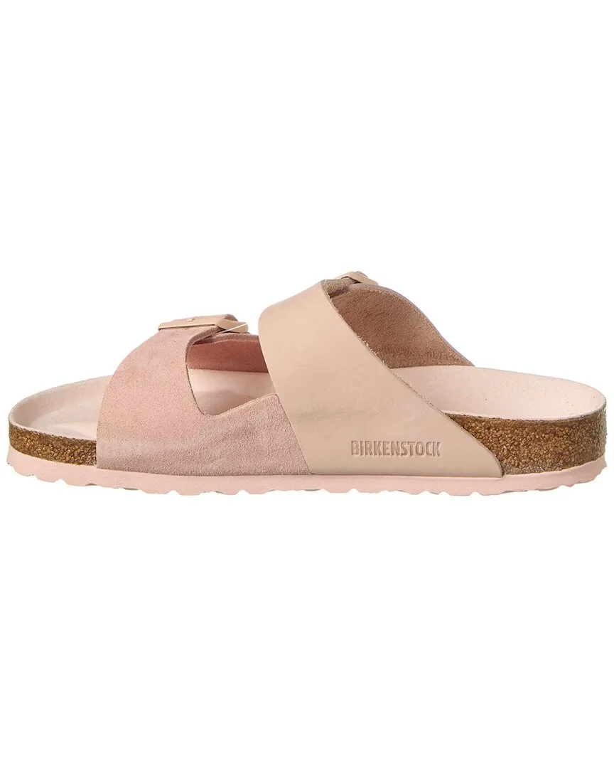 Birkenstock Arizona Sandale aus Spaltleder & Wildleder