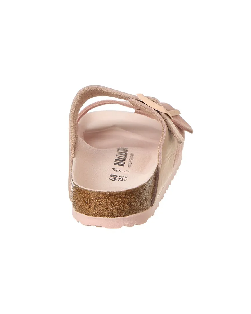 Birkenstock Arizona Sandale aus Spaltleder & Wildleder