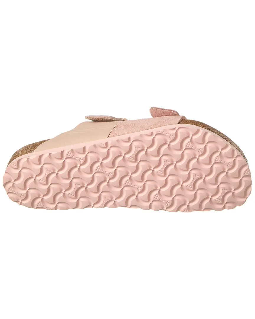 Birkenstock Arizona Sandale aus Spaltleder & Wildleder
