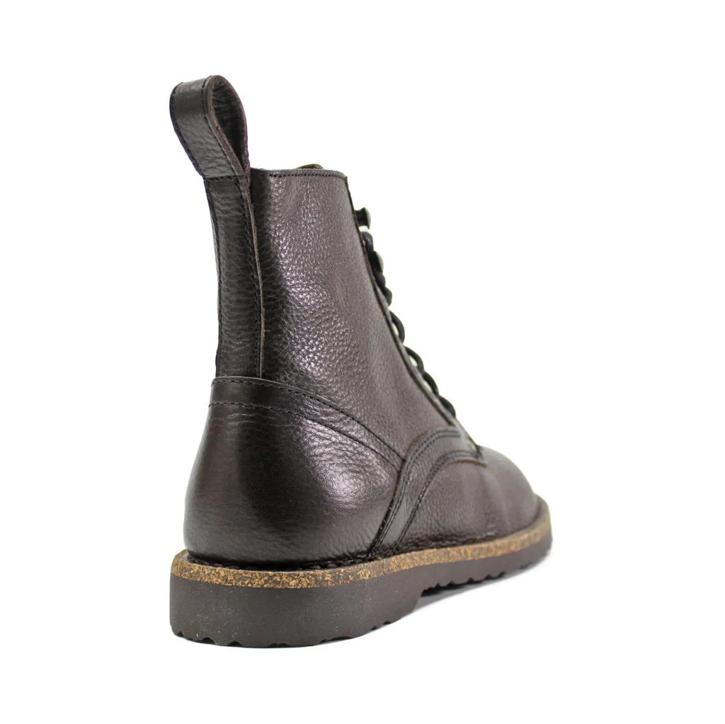 Birkenstock Bryson Unisex-Stiefeletten aus Naturleder mit Körnung