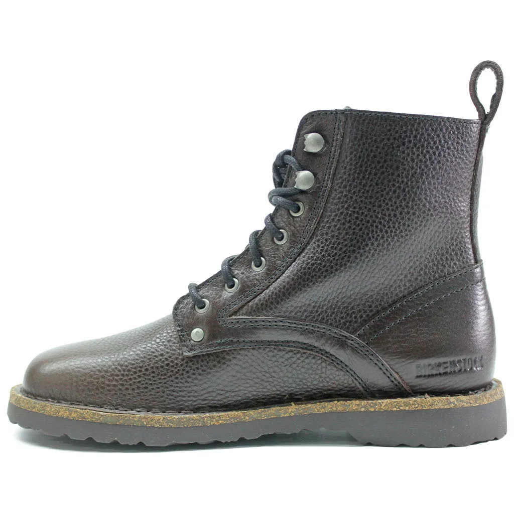 Birkenstock Bryson Unisex-Stiefeletten aus Naturleder mit Körnung