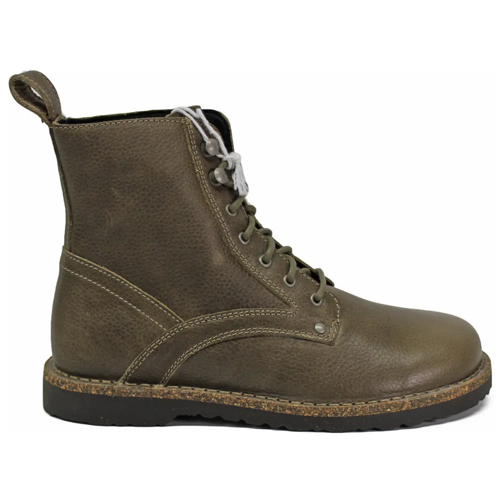 Birkenstock Bryson Unisex-Stiefeletten aus Naturleder mit Körnung