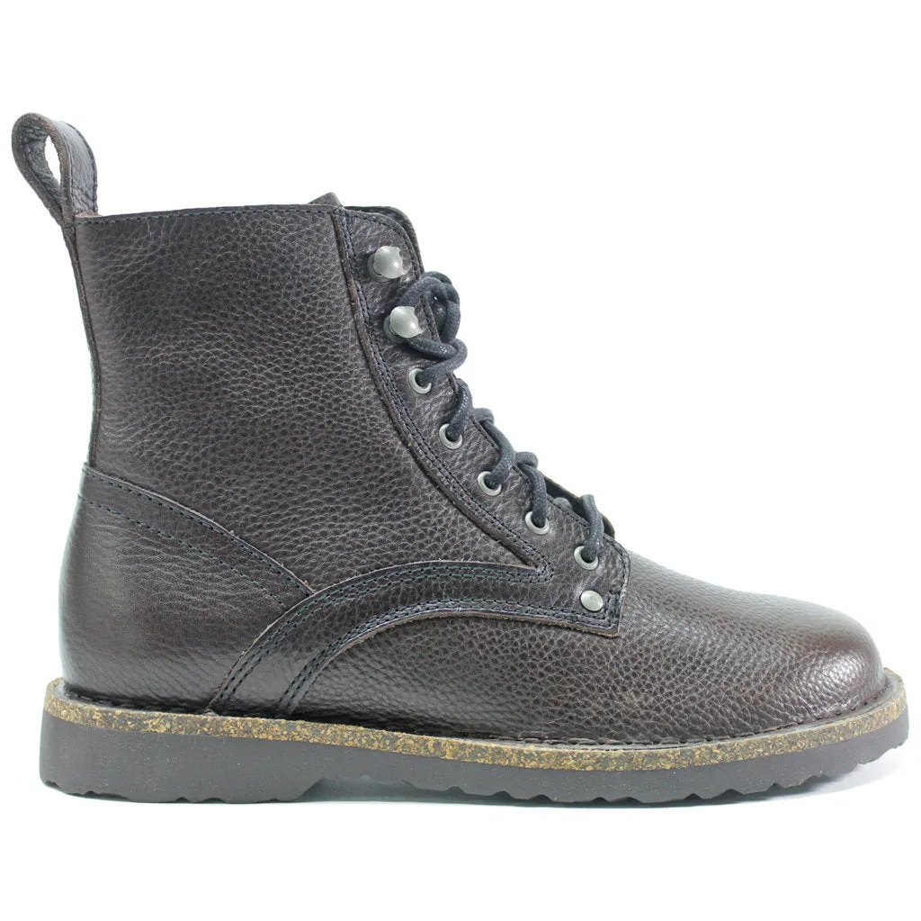 Birkenstock Bryson Unisex-Stiefeletten aus Naturleder mit Körnung