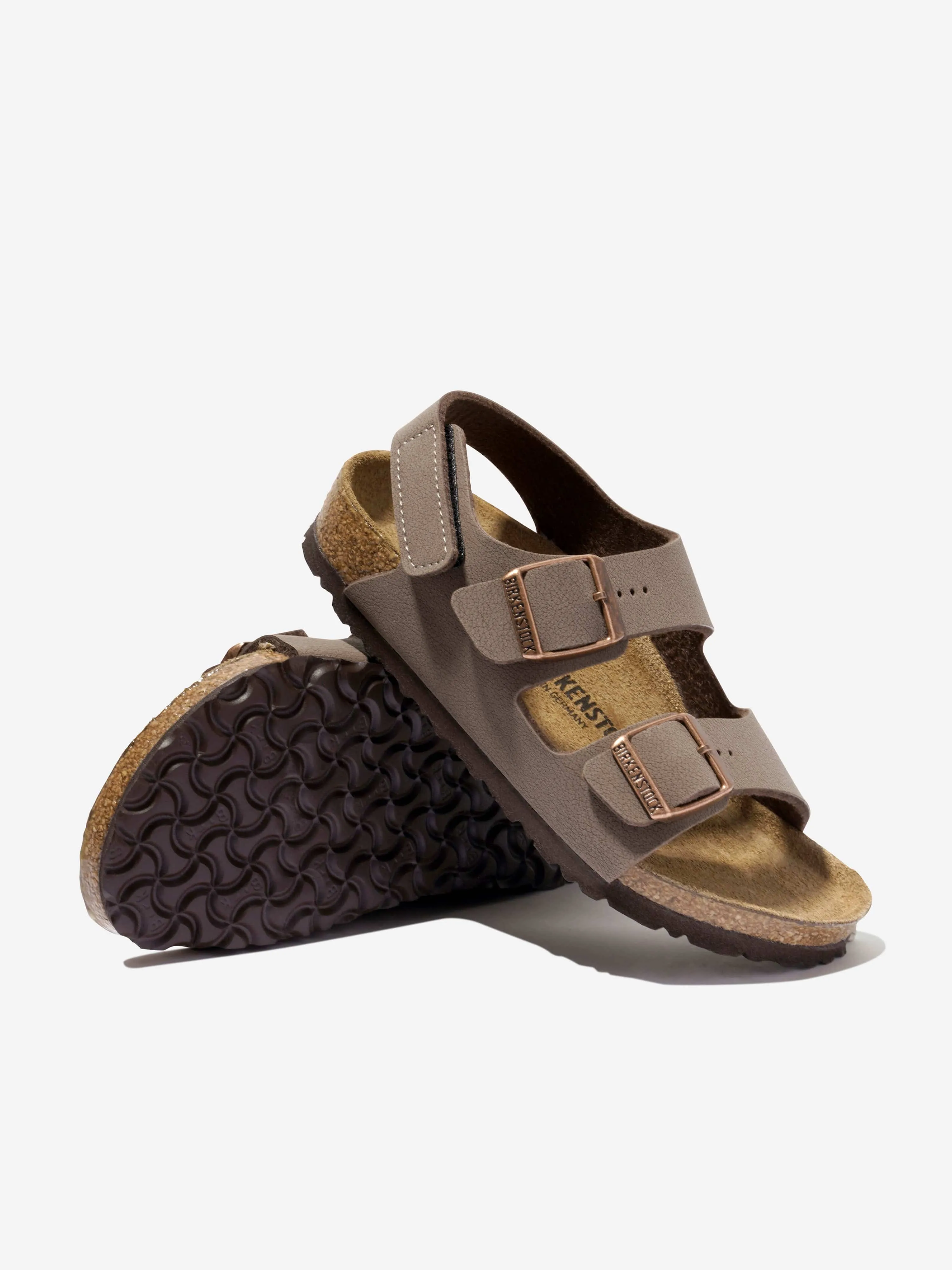 BIRKENSTOCK Kinder Milano Classic Sandalen in Braun
