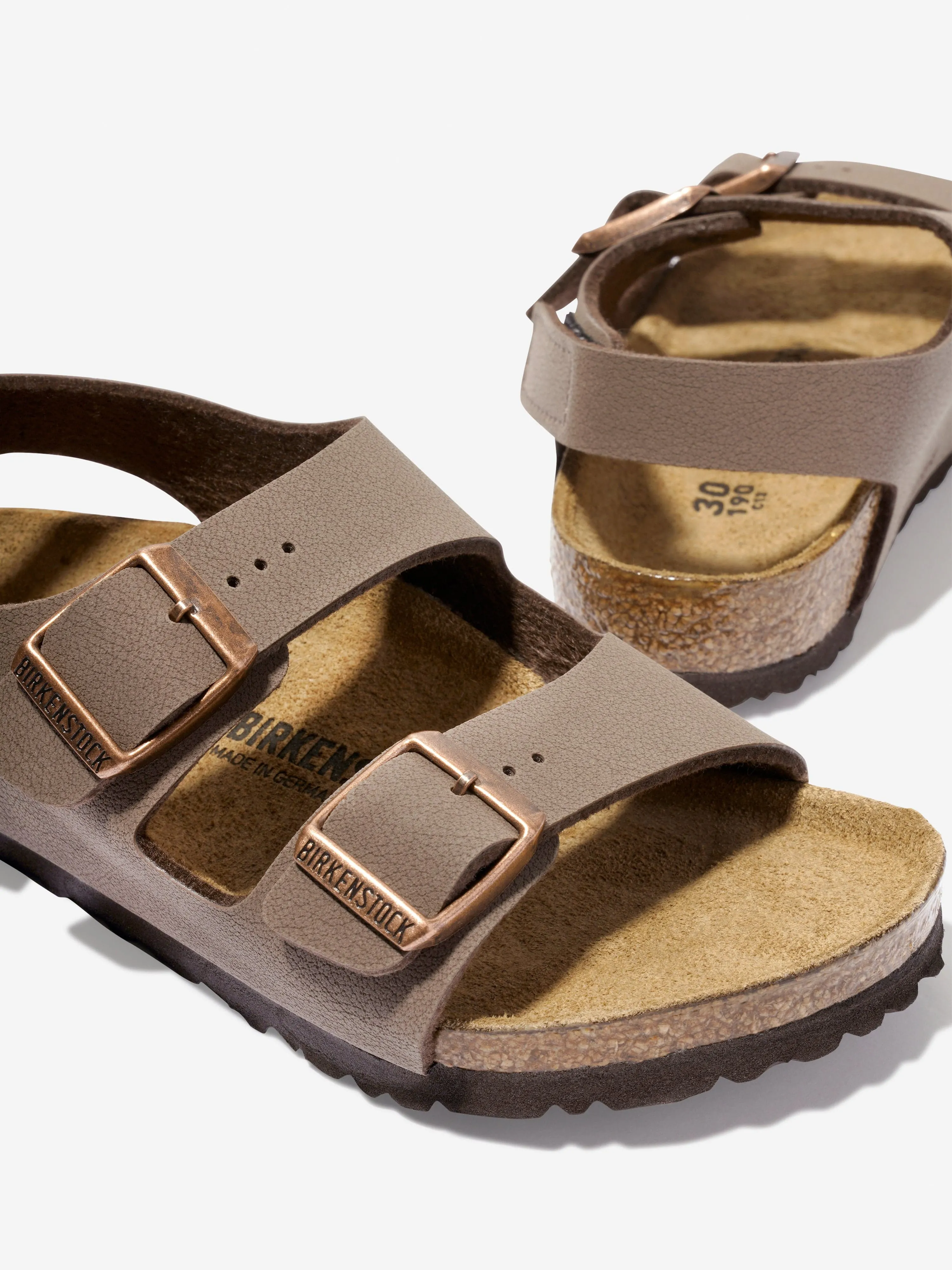 BIRKENSTOCK Kinder Milano Classic Sandalen in Braun