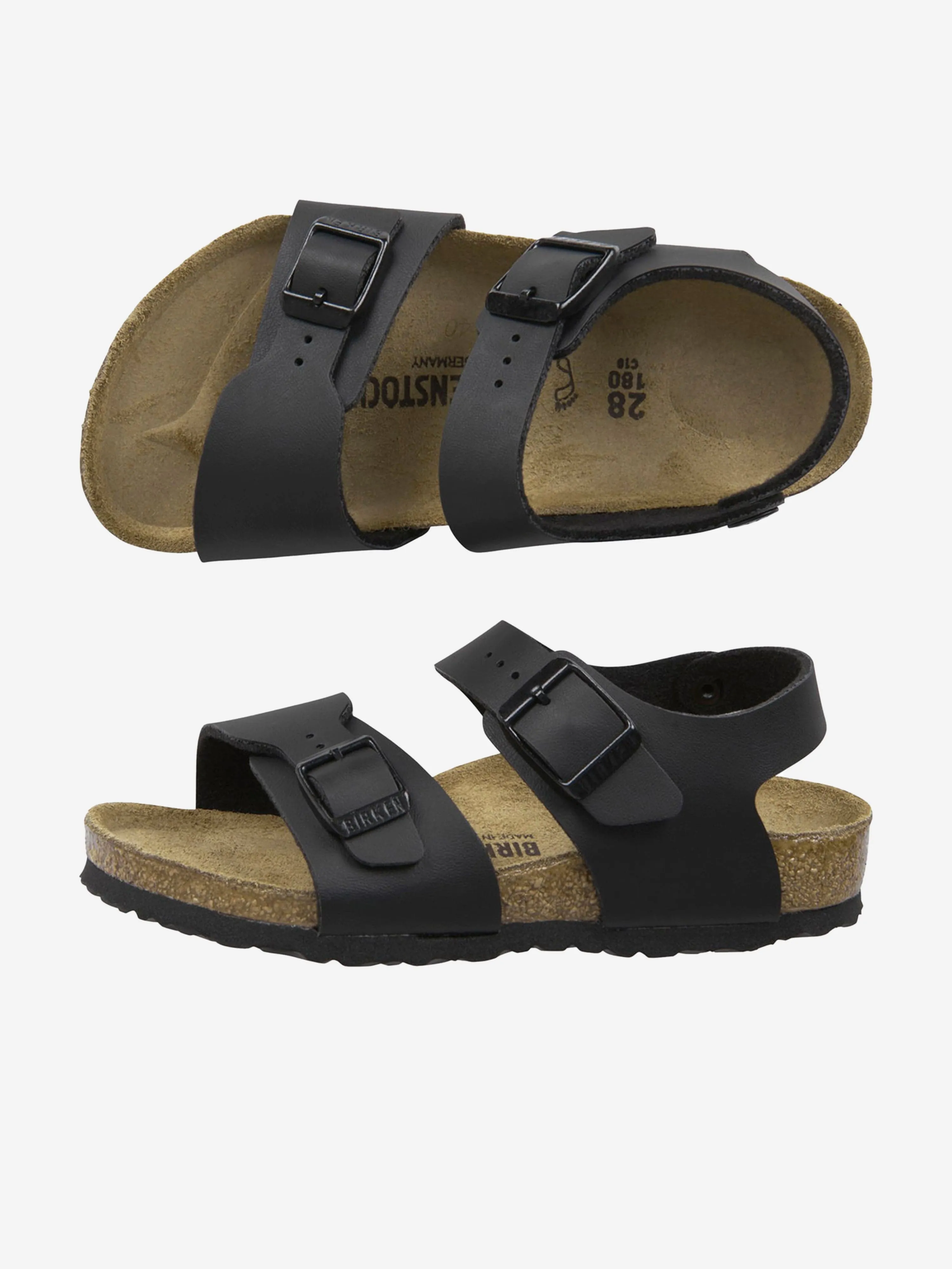 BIRKENSTOCK Kinder New York Classic Sandalen in Schwarz