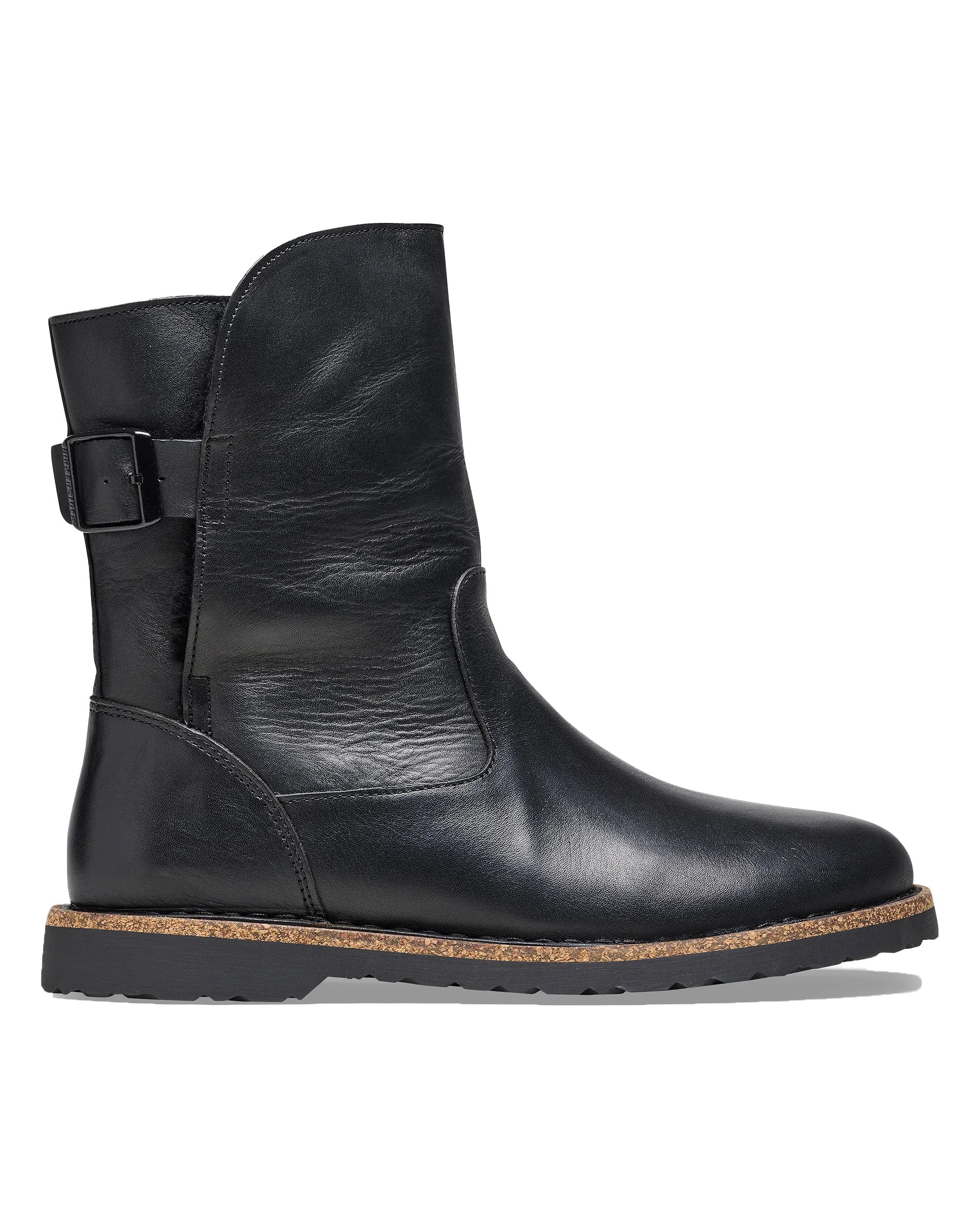 Birkenstock Schuhe Uppsala Stiefel aus Naturleder in Schwarz