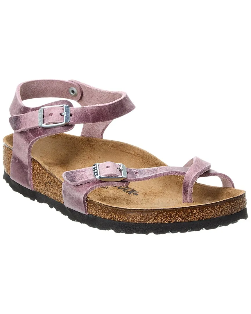 Birkenstock Taormina Sandale aus gewachstem Leder