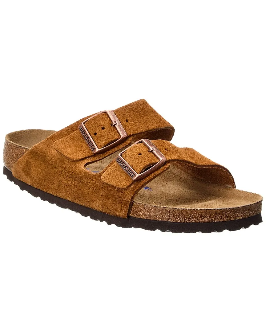 Birkenstock Damen Arizona Sandale in schmaler Ausführung aus Wildleder